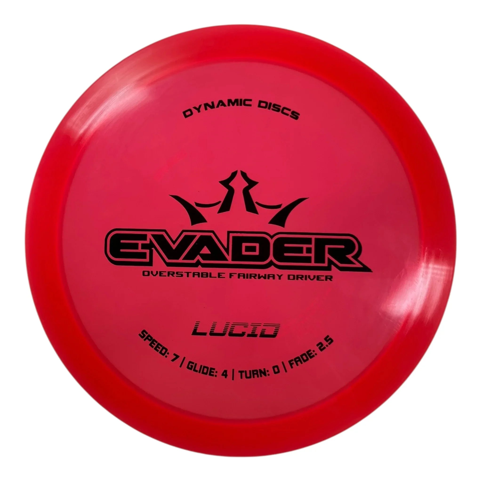 Dynamic Discs Evader | Lucid | Red/Black 172g Disc Golf
