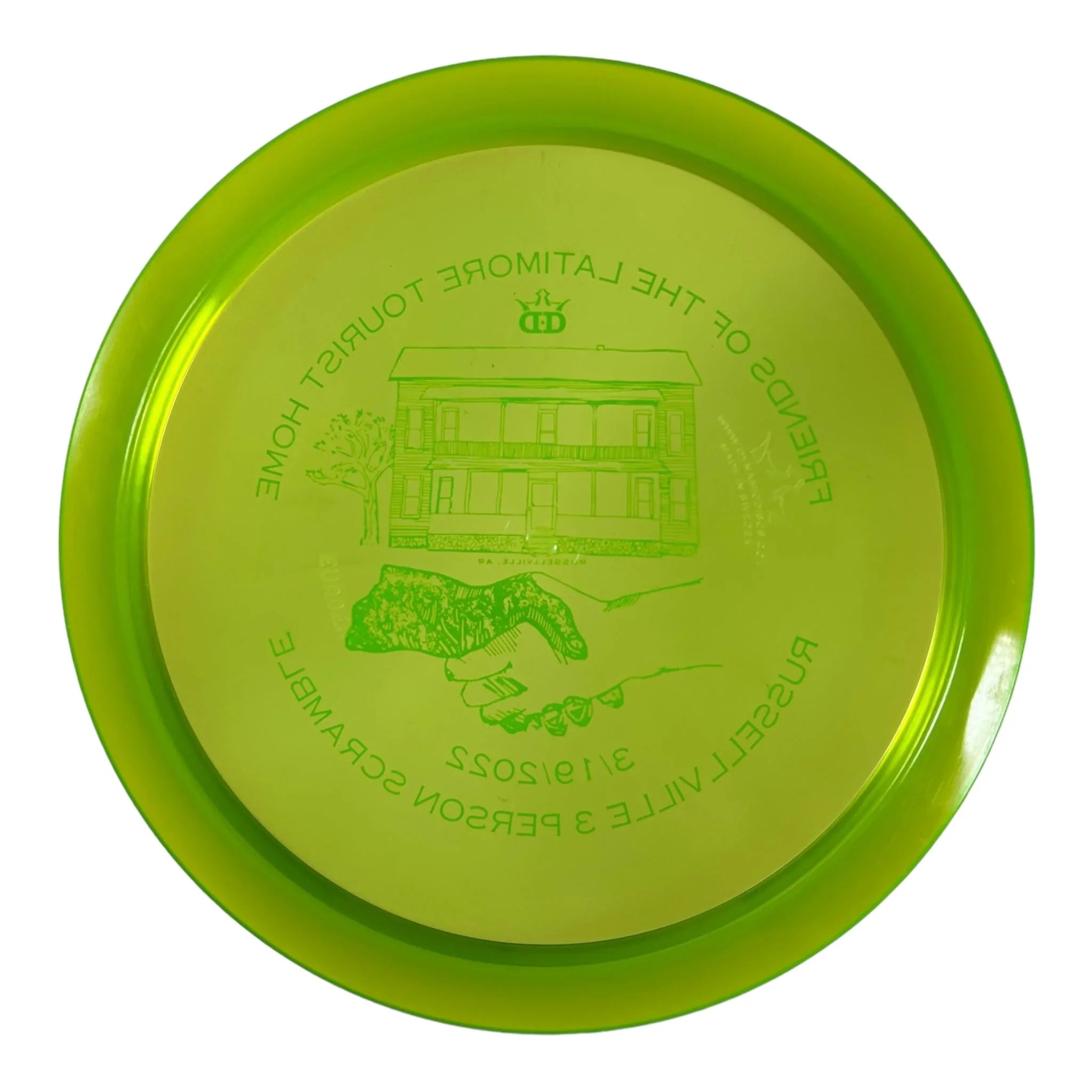 Dynamic Discs Evader - Used Like New | Lucid | Green/Blue 173g (Russellville Scramble 2023) Disc Golf
