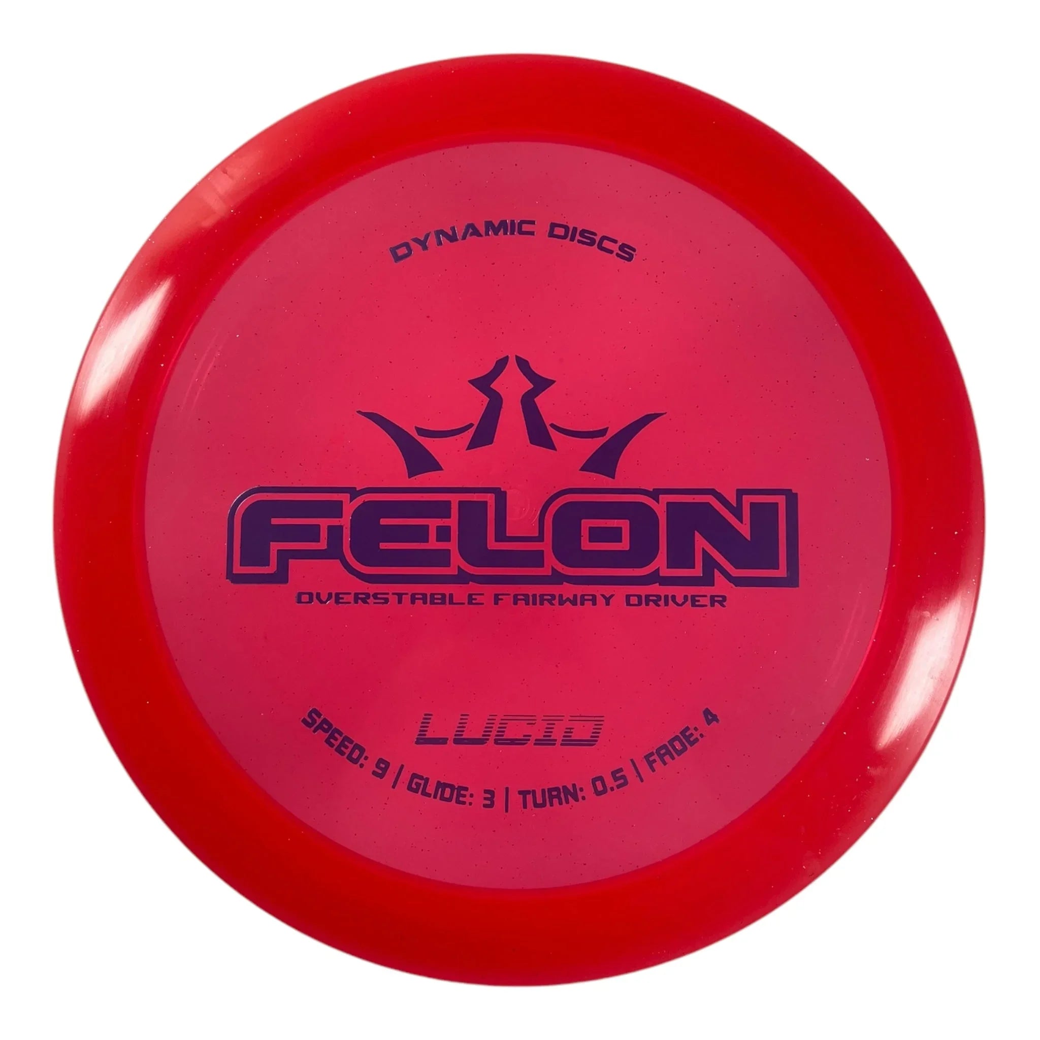 Dynamic Discs Felon | Lucid | Red/Purple 173g Disc Golf