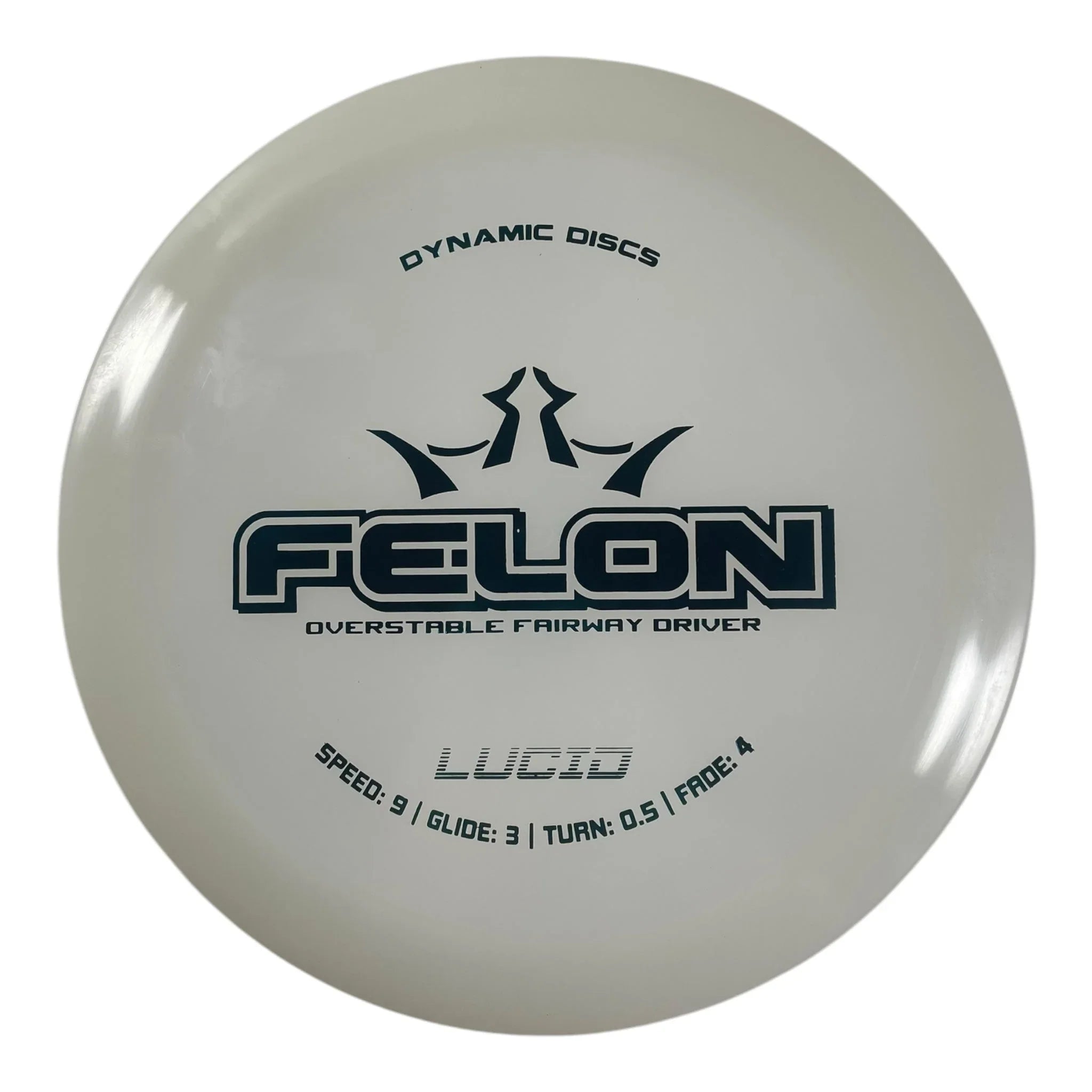 Dynamic Discs Felon | Lucid | White/Blue 173g Disc Golf