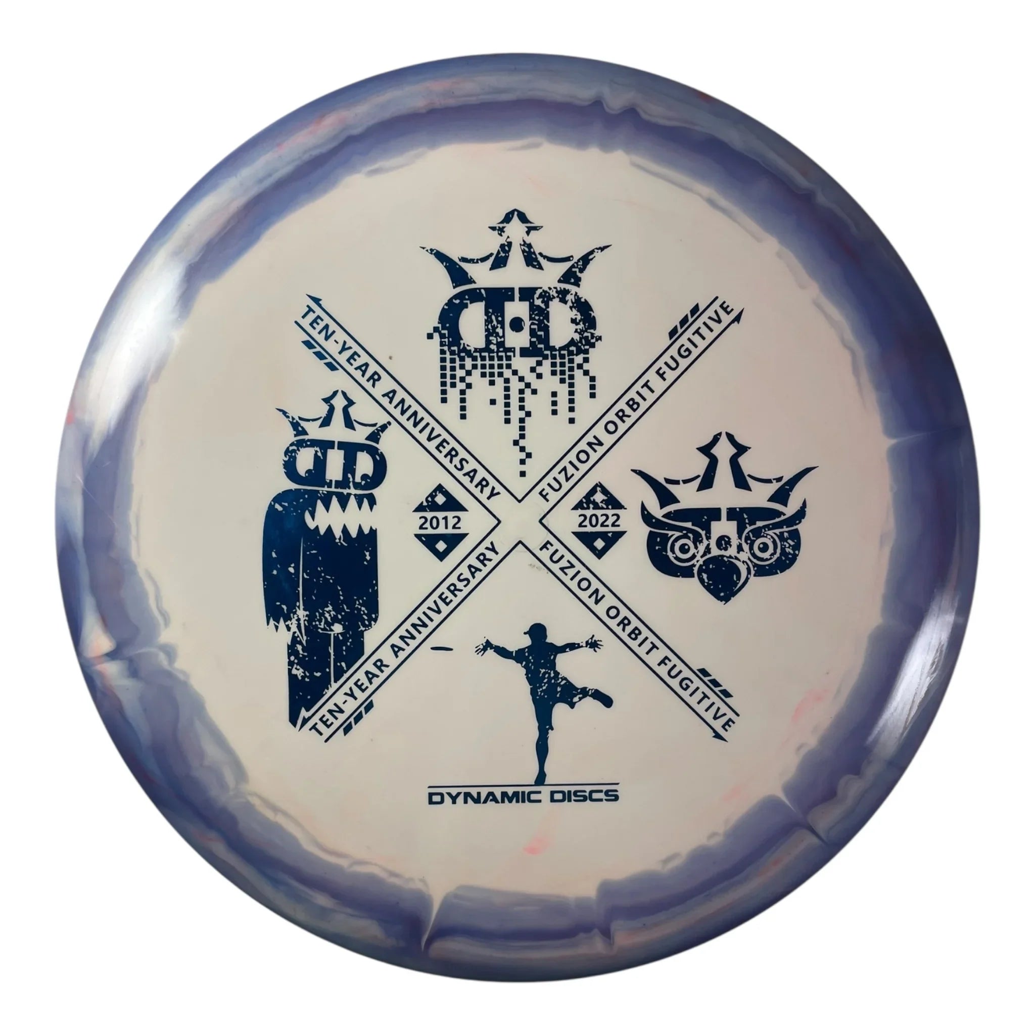 Dynamic Discs Fugitive | Fuzion Orbit | Purple/Blue 178g (10 Year Anniversary) Disc Golf