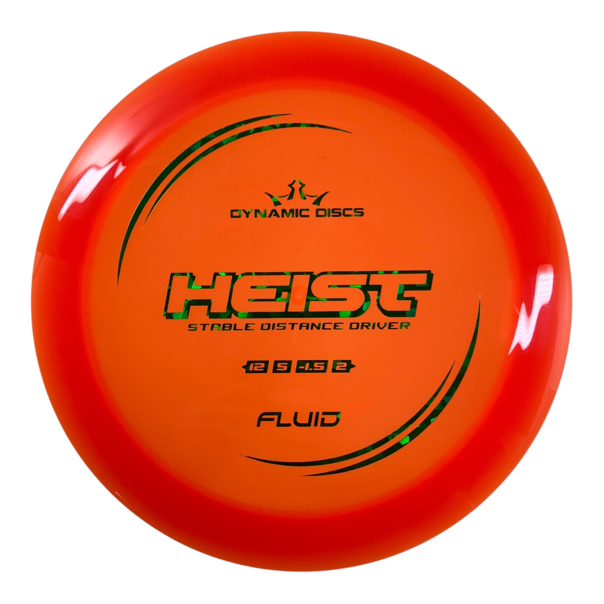 Dynamic Discs Heist | Fluid | Orange/Green 175g Disc Golf