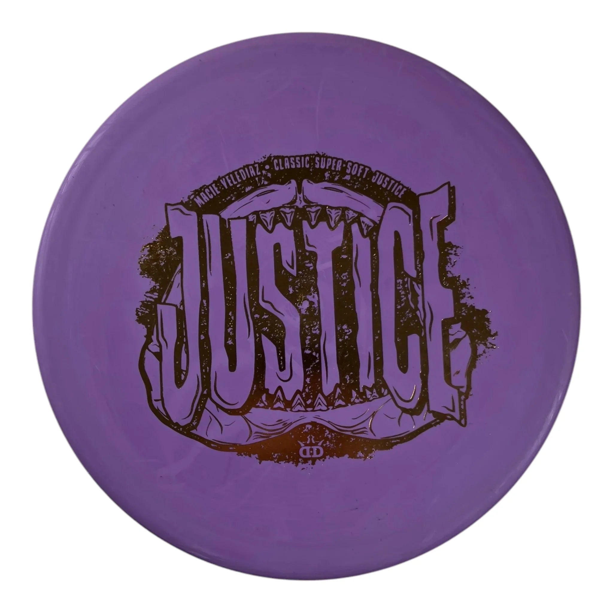 Dynamic Discs Justice | Classic Super Soft | Purple/Gold 176g ( Macie Velediaz) Disc Golf
