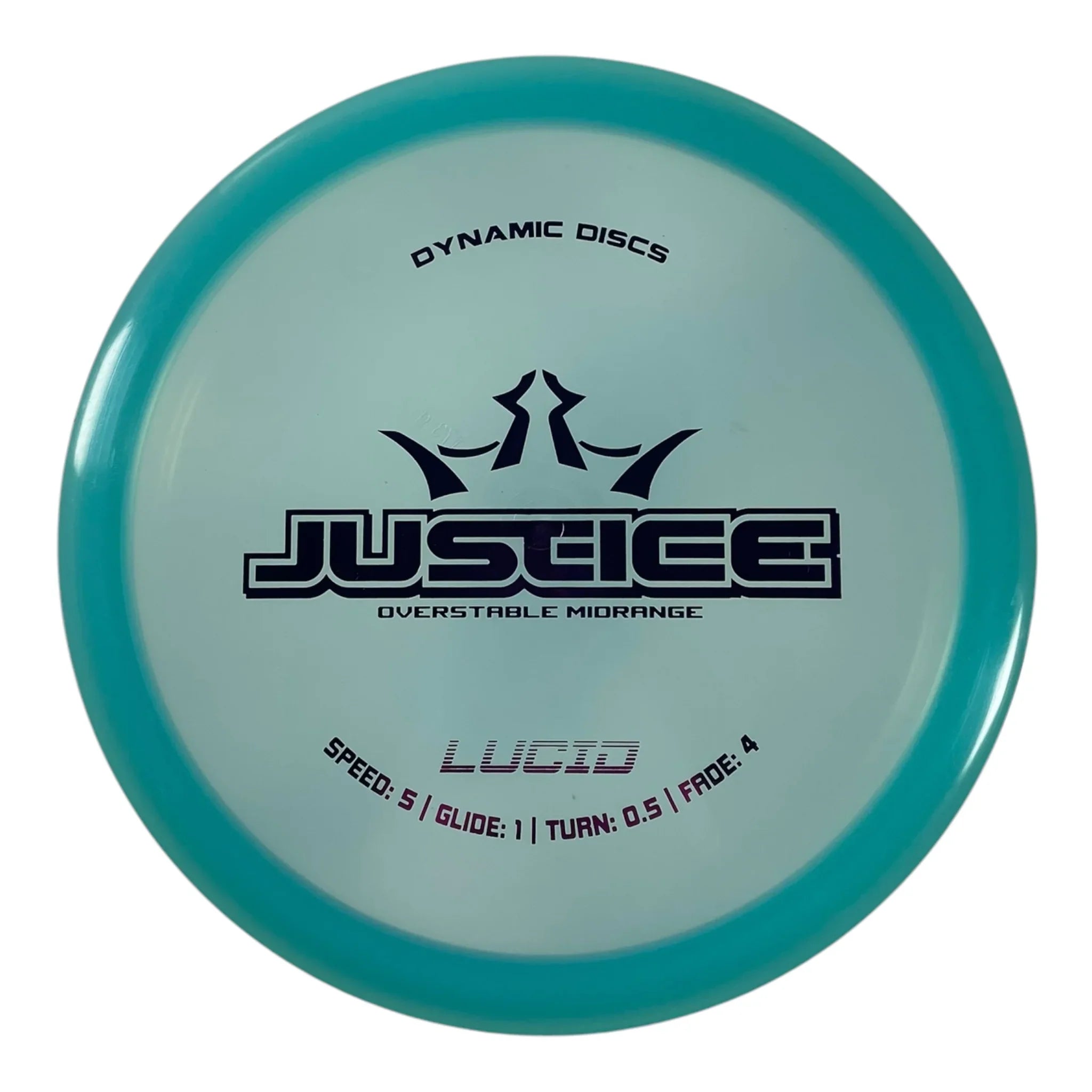 Dynamic Discs Justice | Lucid | Blue/Purple 173g Disc Golf
