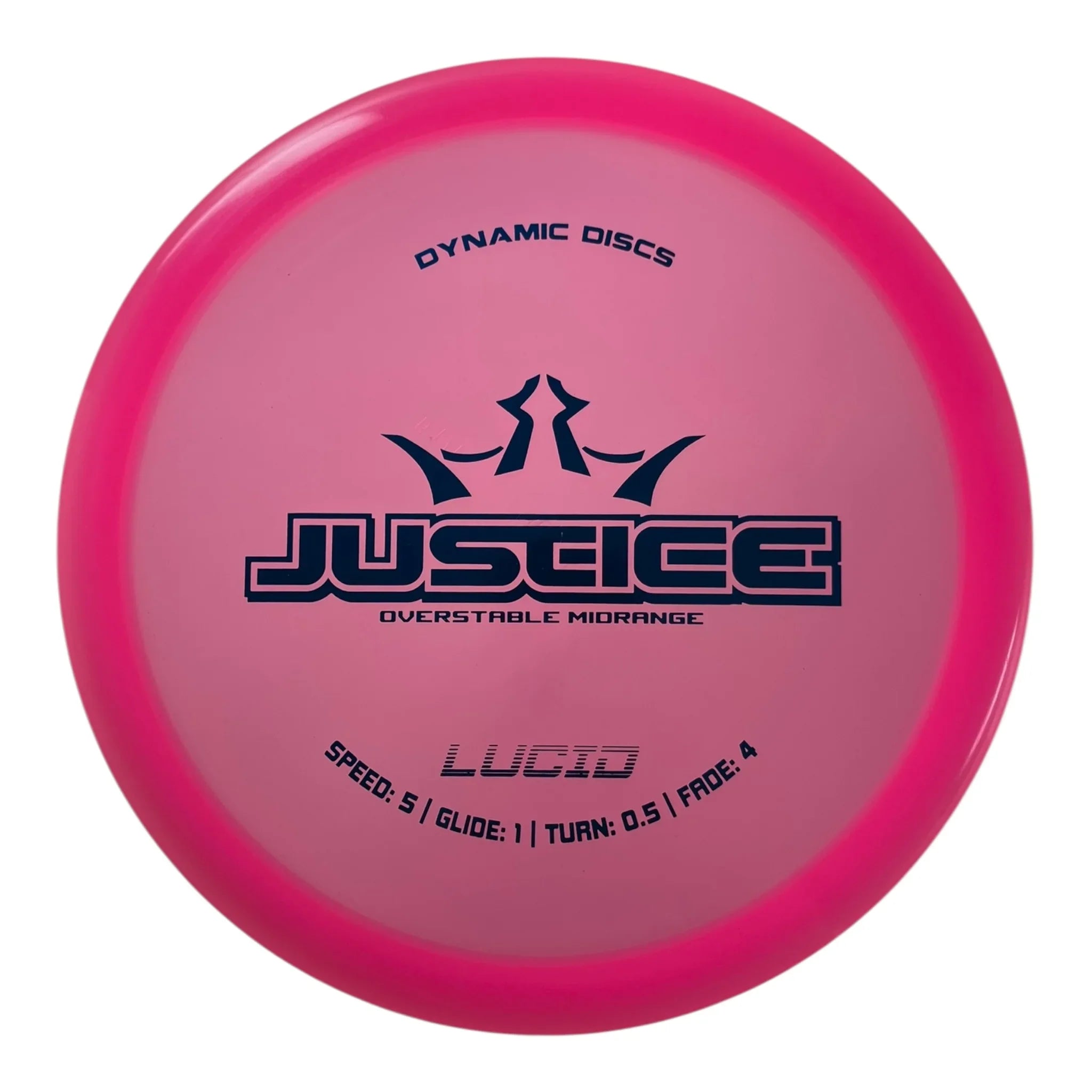 Dynamic Discs Justice | Lucid | Pink/Blue 173-174g Disc Golf