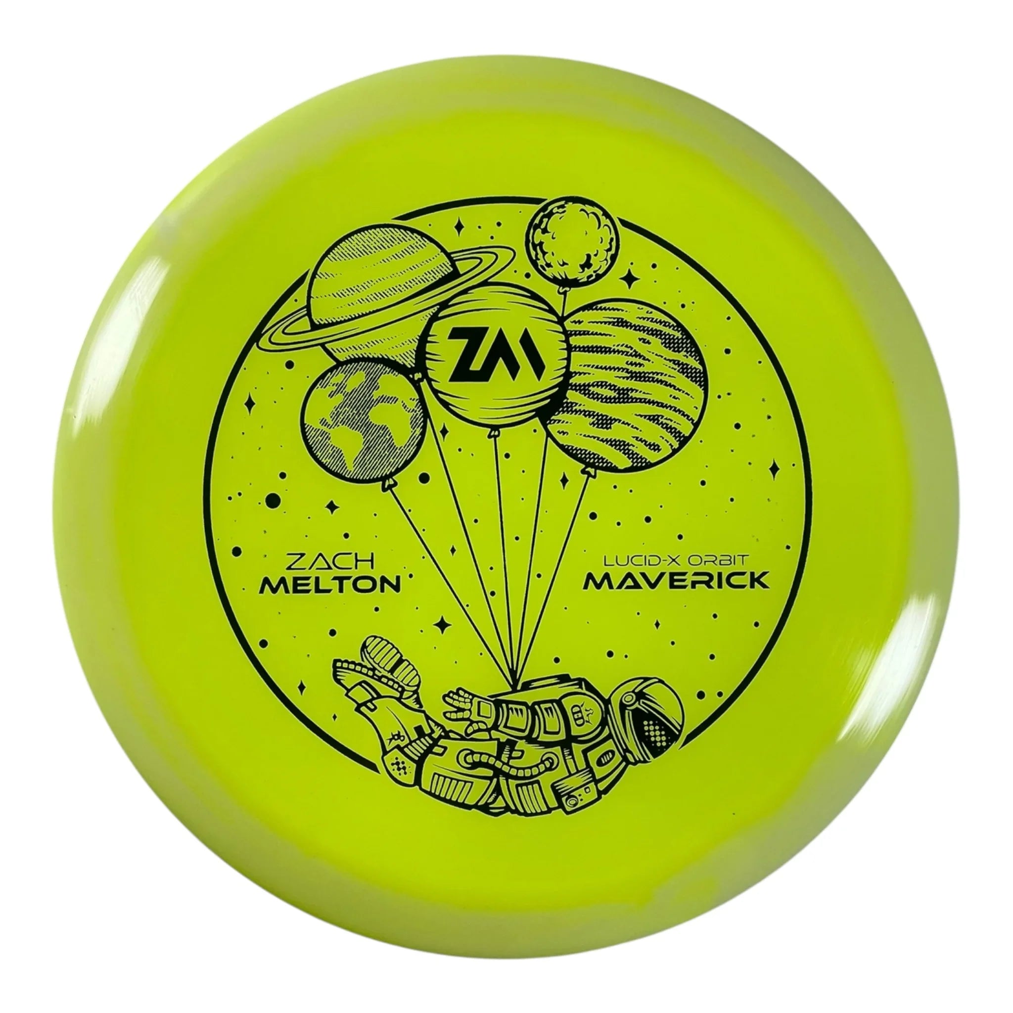 Dynamic Discs Maverick | Lucid-X Orbit | Yellow/Black 174-175g (Zach Melton) Disc Golf