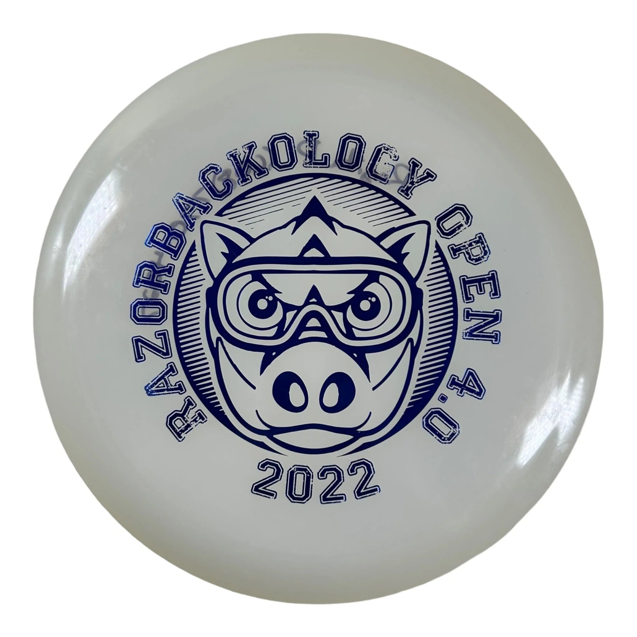 Dynamic Discs Maverick - Used Excellent | Lucid | White/Blue 171g (Razorbackology) Disc Golf