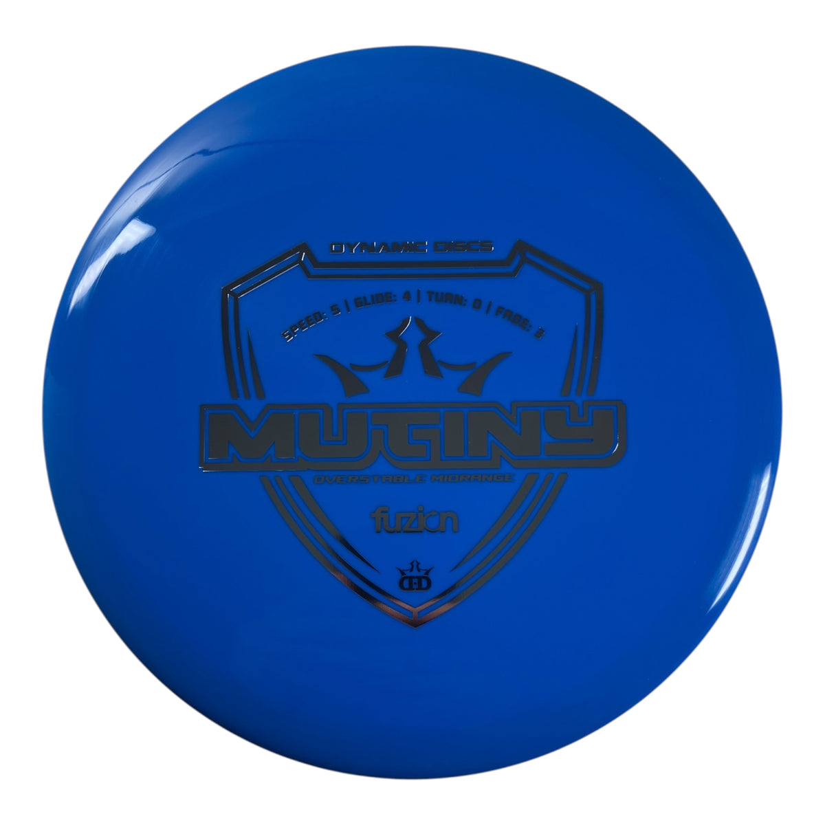 Dynamic Discs Mutiny | Fuzion | Blue/Silver 175g Disc Golf
