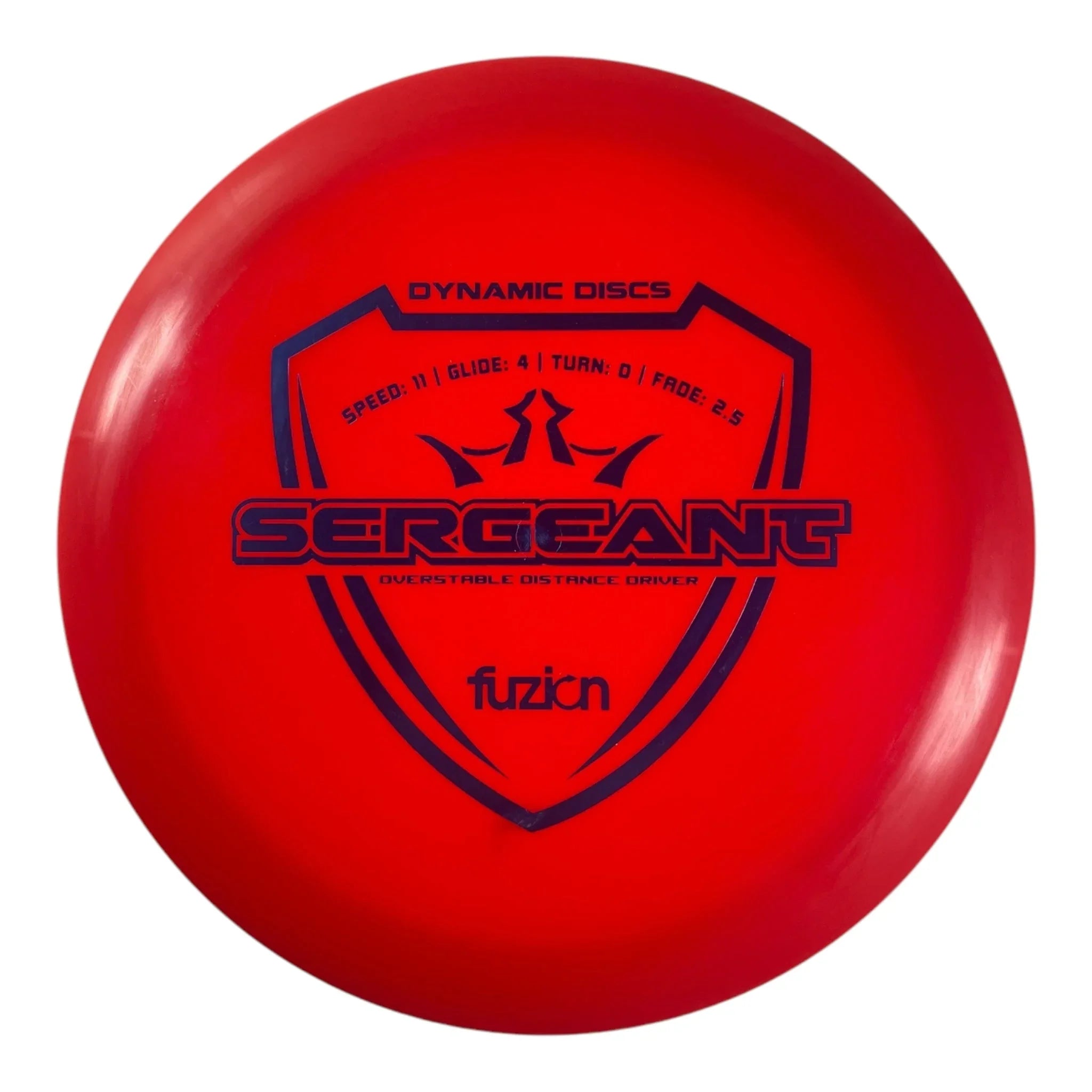 Dynamic Discs Sergeant | Fuzion | Red/Blue 176g Disc Golf