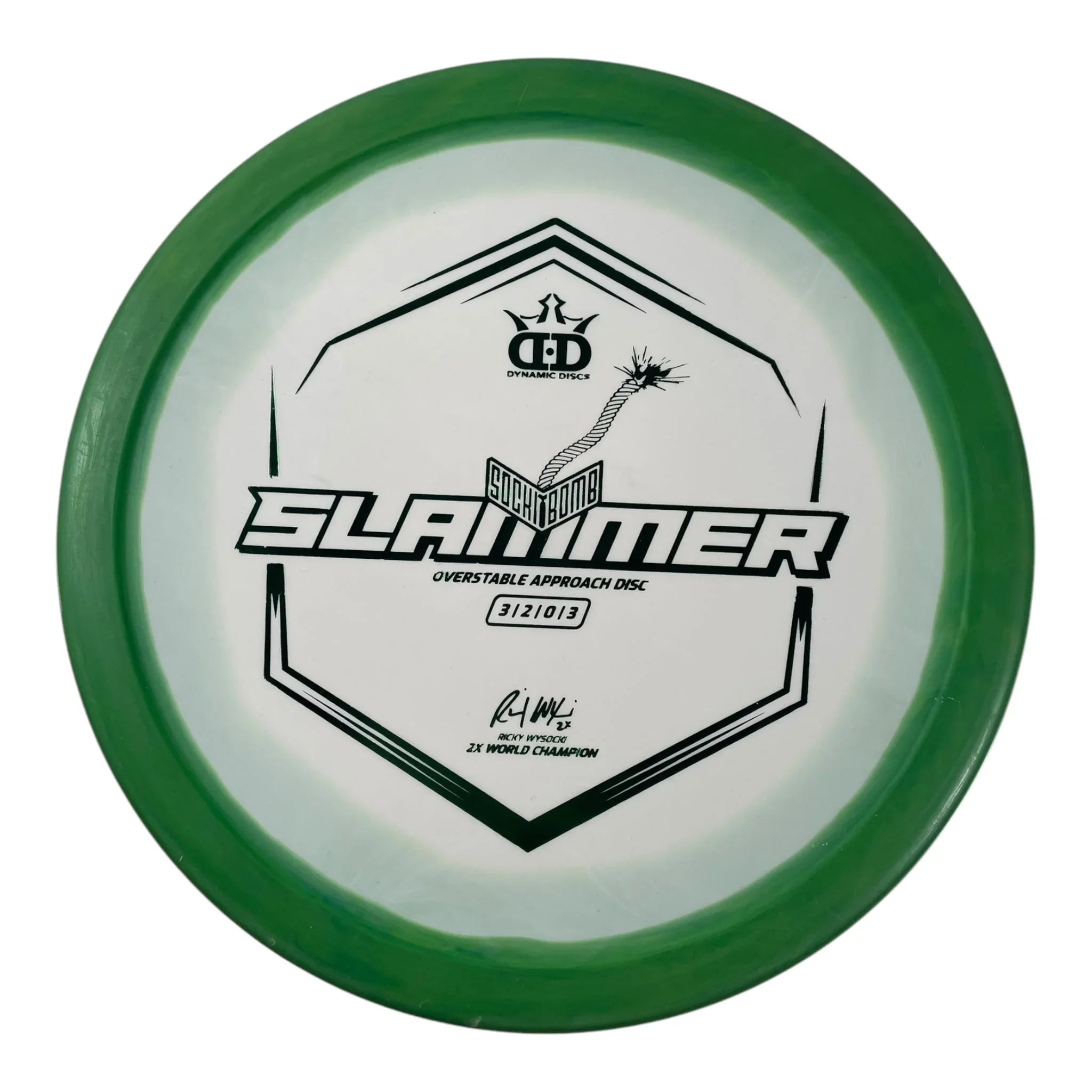 Dynamic Discs Slammer | Classic Supreme Orbit | Green/Green 174 - 175g Disc Golf