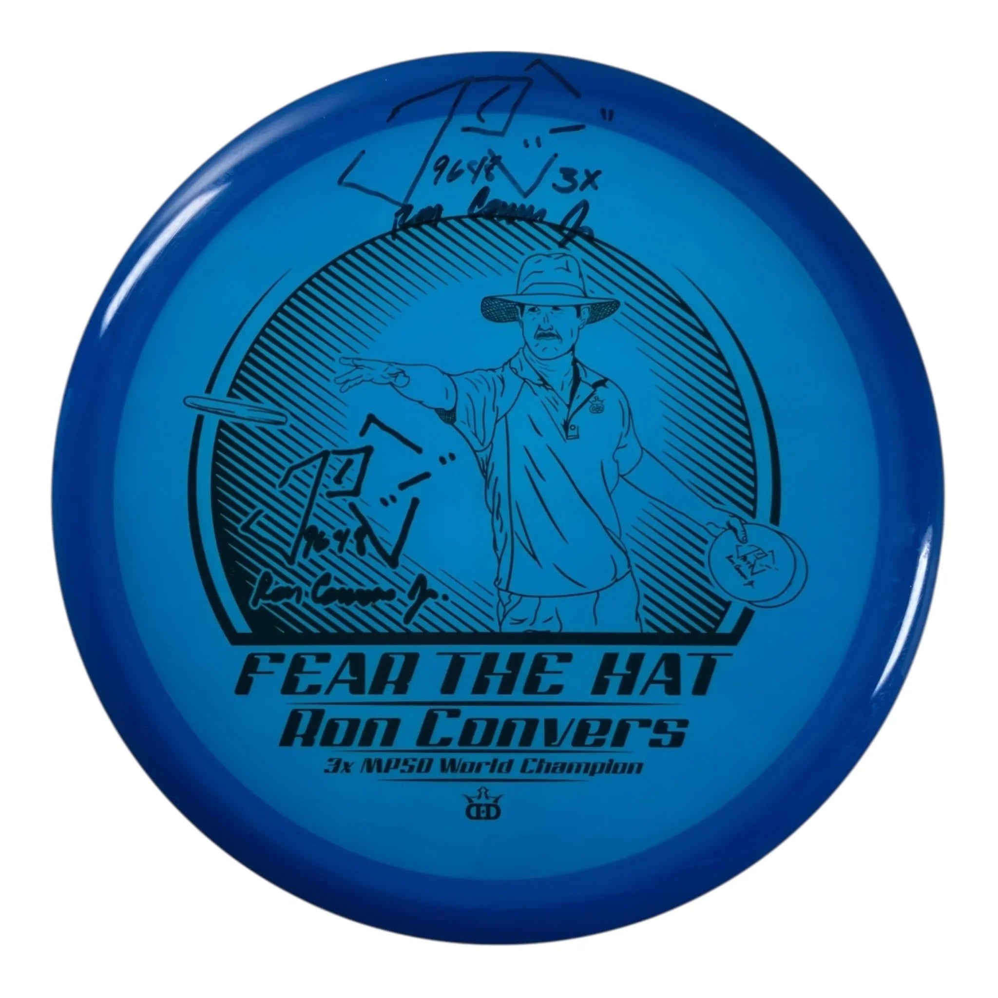 Dynamic Discs Slammer | Lucid | Blue/Black 172g (Ron Convers Signed) Disc Golf