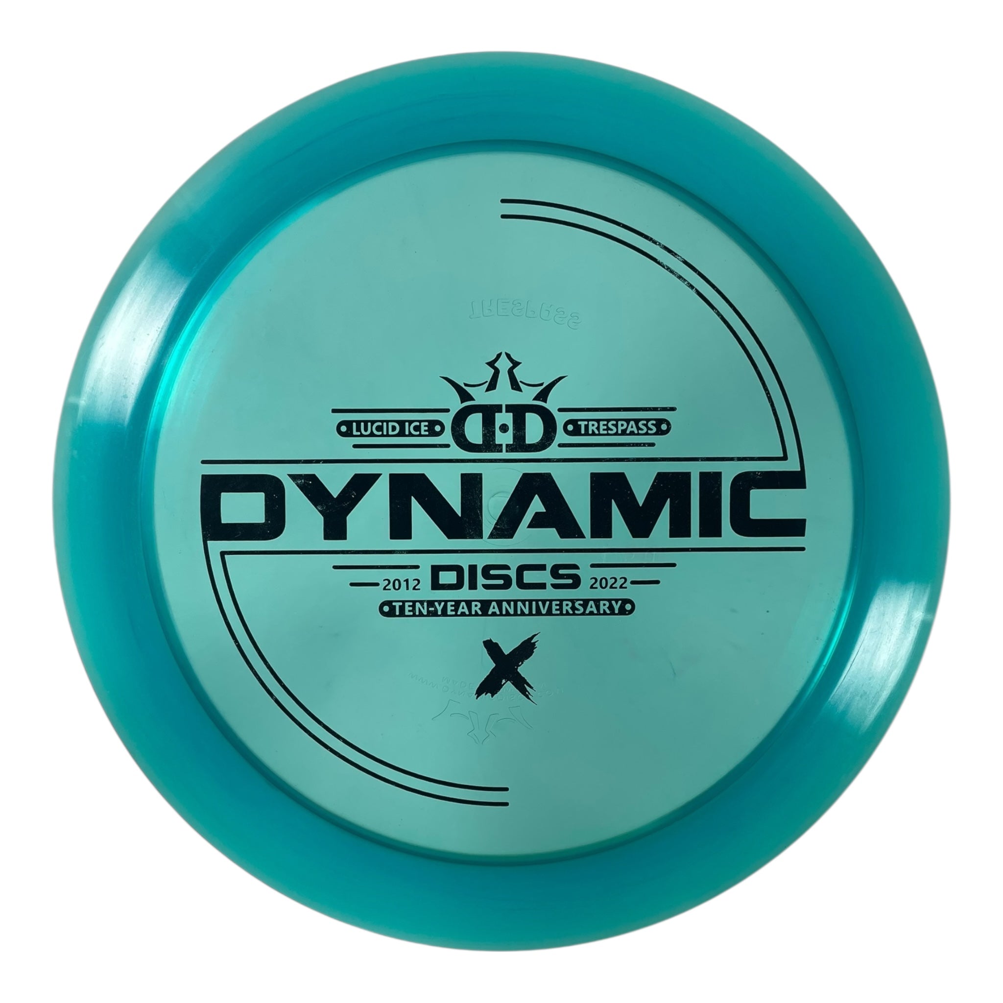 Dynamic Discs Trespass | Lucid-Ice | Blue/Black 175g (10 Year Anniversary) Disc Golf