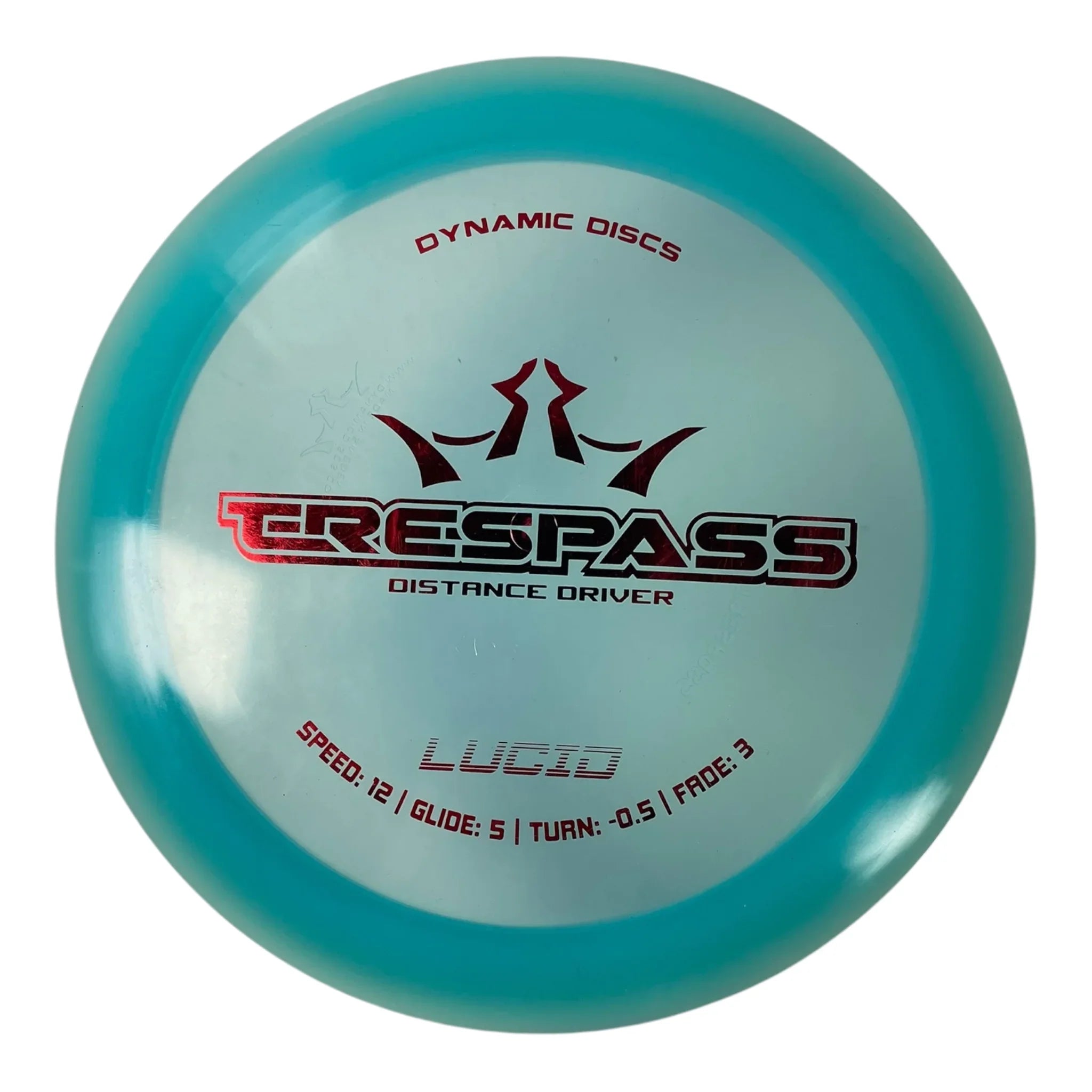 Dynamic Discs Trespass | Lucid | Blue/Red 175g Disc Golf