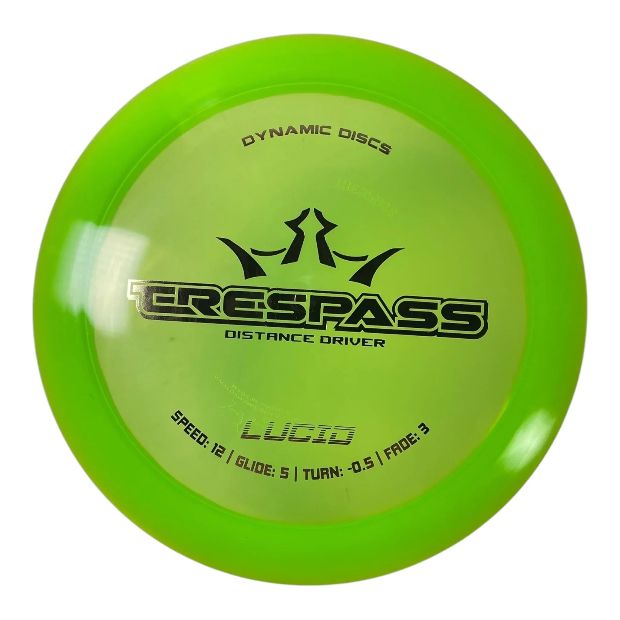 Dynamic Discs Trespass | Lucid | Green/Gold 173g Disc Golf