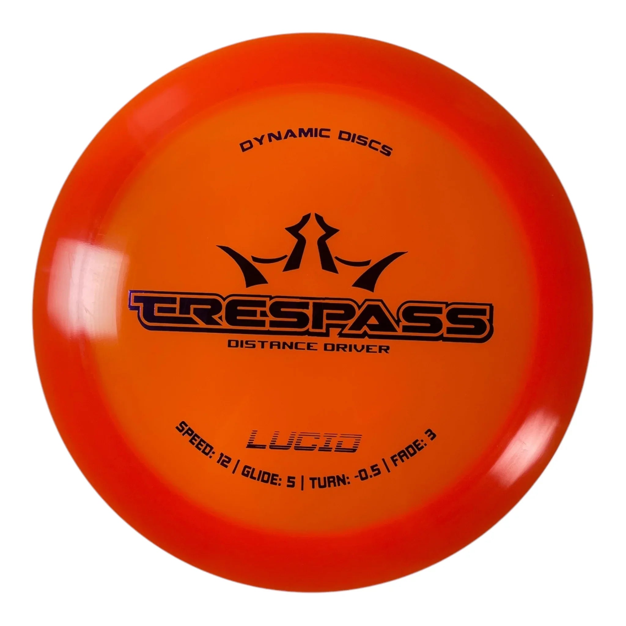 Dynamic Discs Trespass | Lucid | Orange/Purple 173-175g Disc Golf