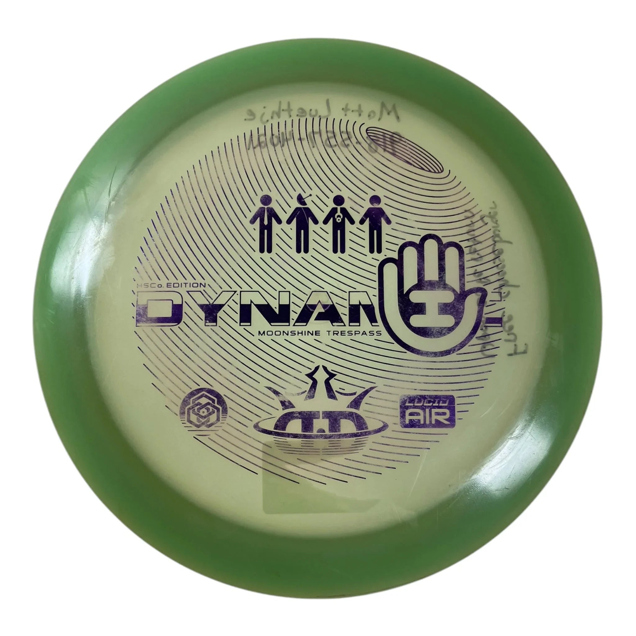 Dynamic Discs Trespass - Used Fair | Lucid Moonshine | Green/Purple 157g Disc Golf