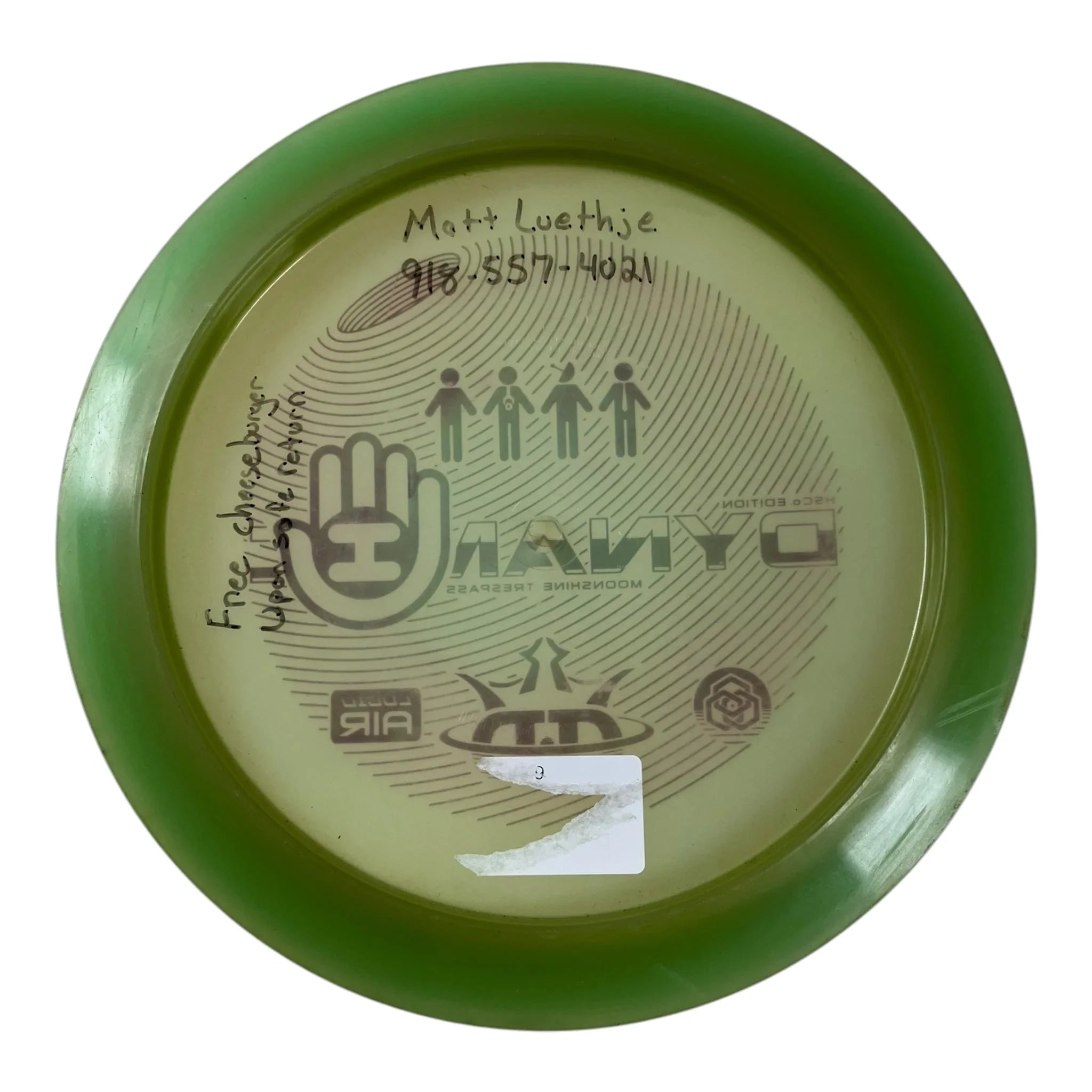 Dynamic Discs Trespass - Used Fair | Lucid Moonshine | Green/Purple 157g Disc Golf