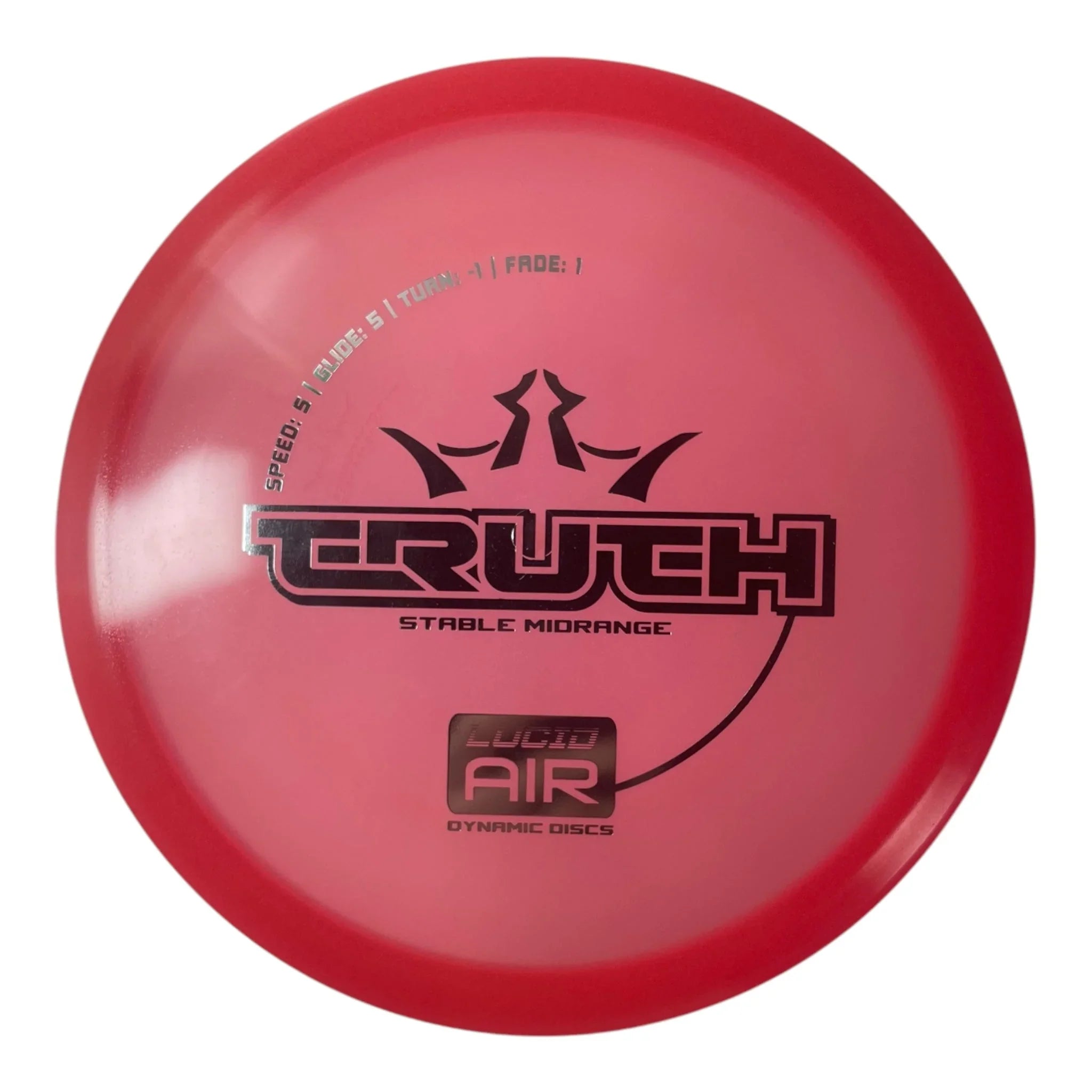 Dynamic Discs Truth | Lucid Air | Red/Silver 157g Disc Golf