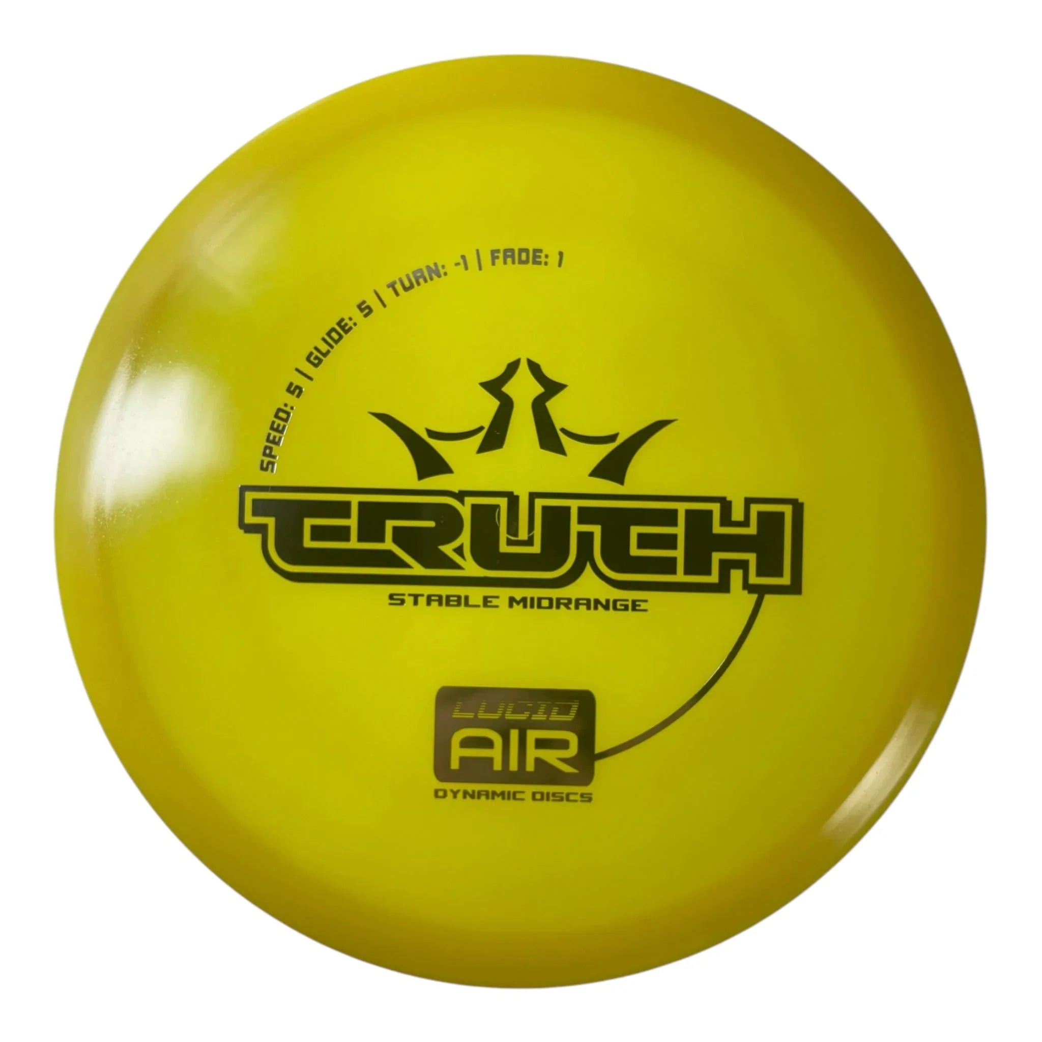 Dynamic Discs Truth | Lucid Air | Yellow/Silver 158g Disc Golf