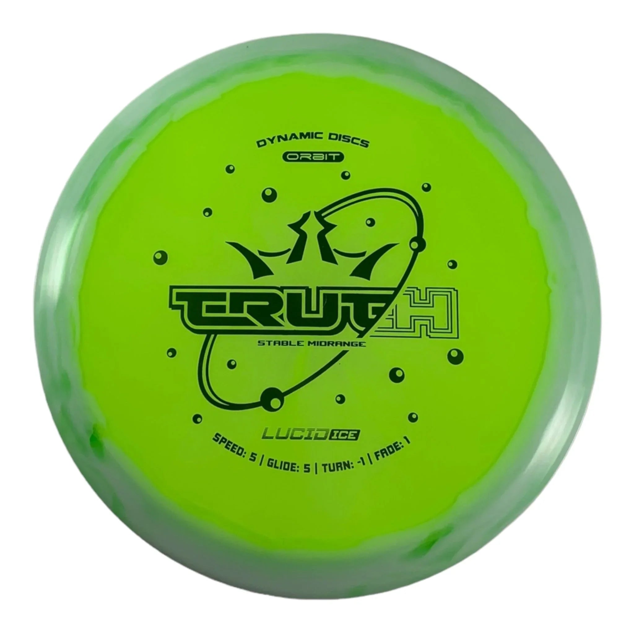 Dynamic Discs Truth | Lucid - Ice Orbit | Green/Green 177g Disc Golf