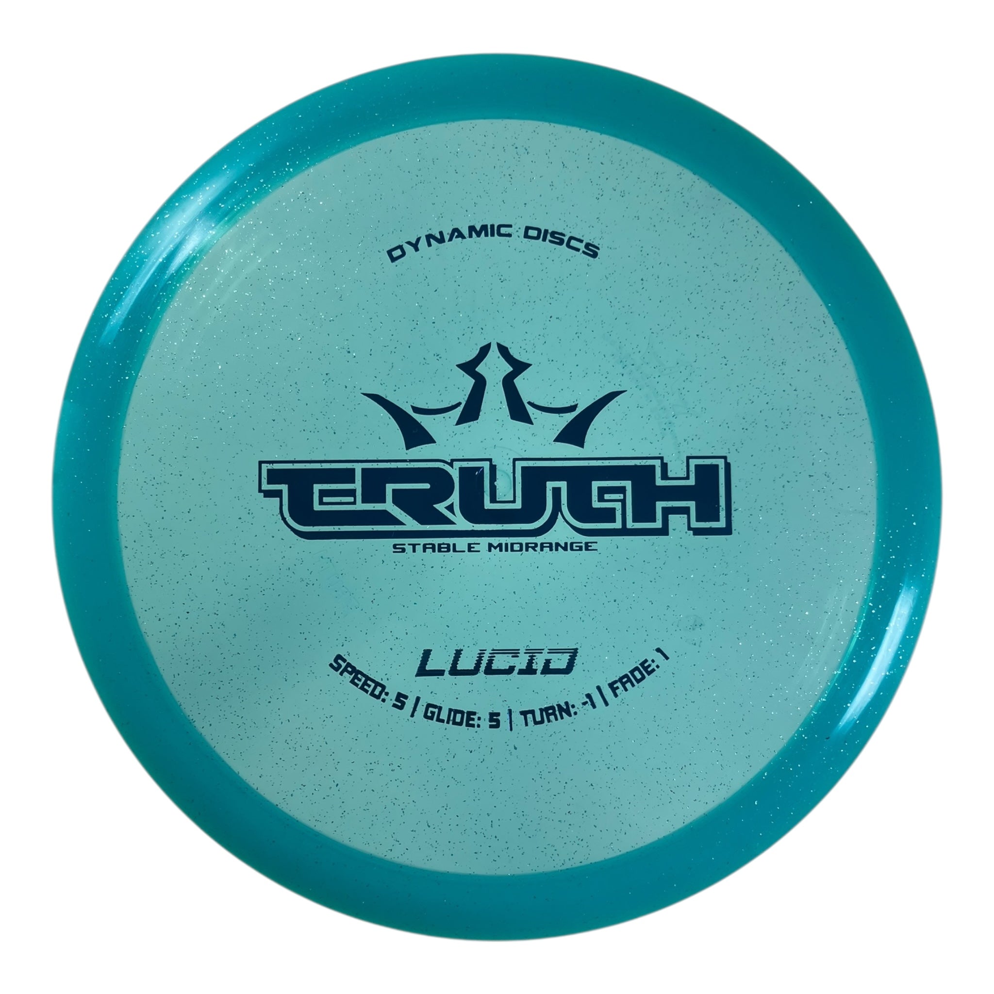 Dynamic Discs Truth | Lucid | Blue/Blue Sparkle 177g Disc Golf