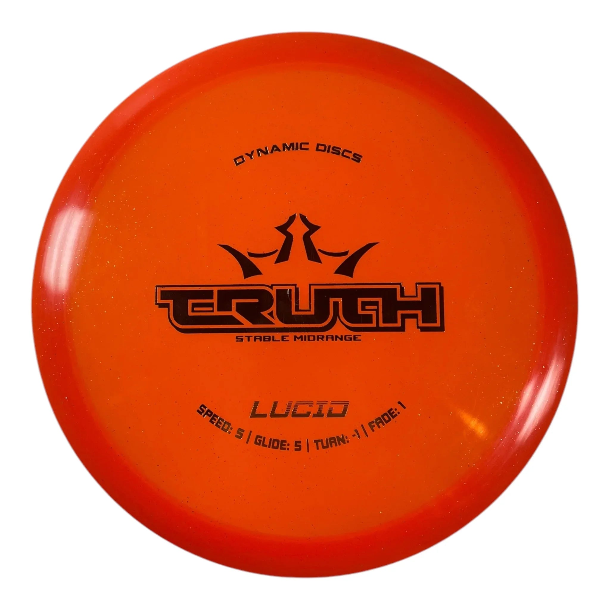 Dynamic Discs Truth | Lucid | Orange/Gold 177g Disc Golf