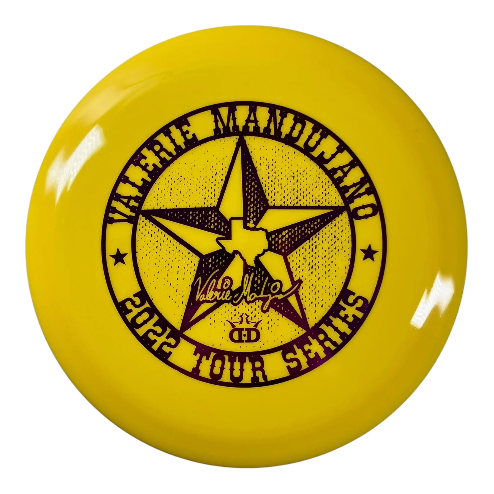Dynamic Discs Vandal | Fuzion-X | Yellow/Purple 174g (Valerie Mandujano) Disc Golf