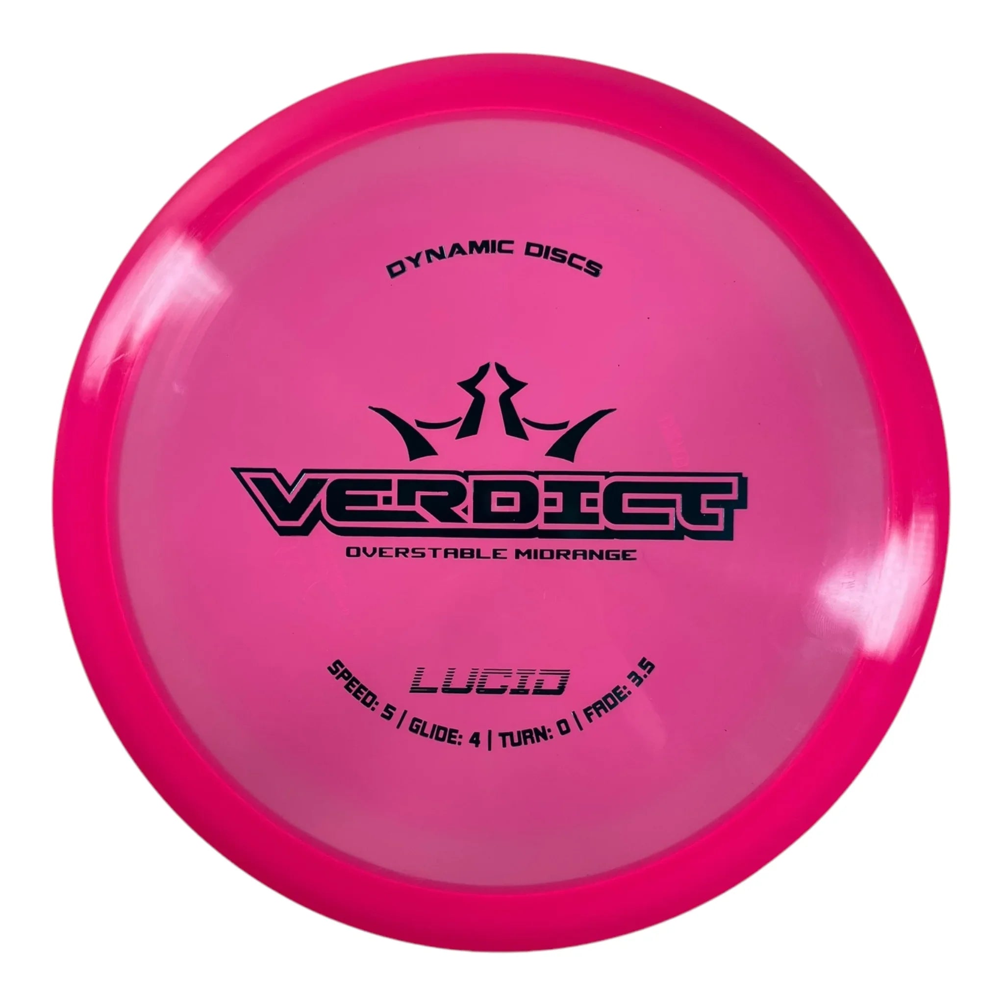 Dynamic Discs Verdict | Lucid | Pink/Blue 177g Disc Golf