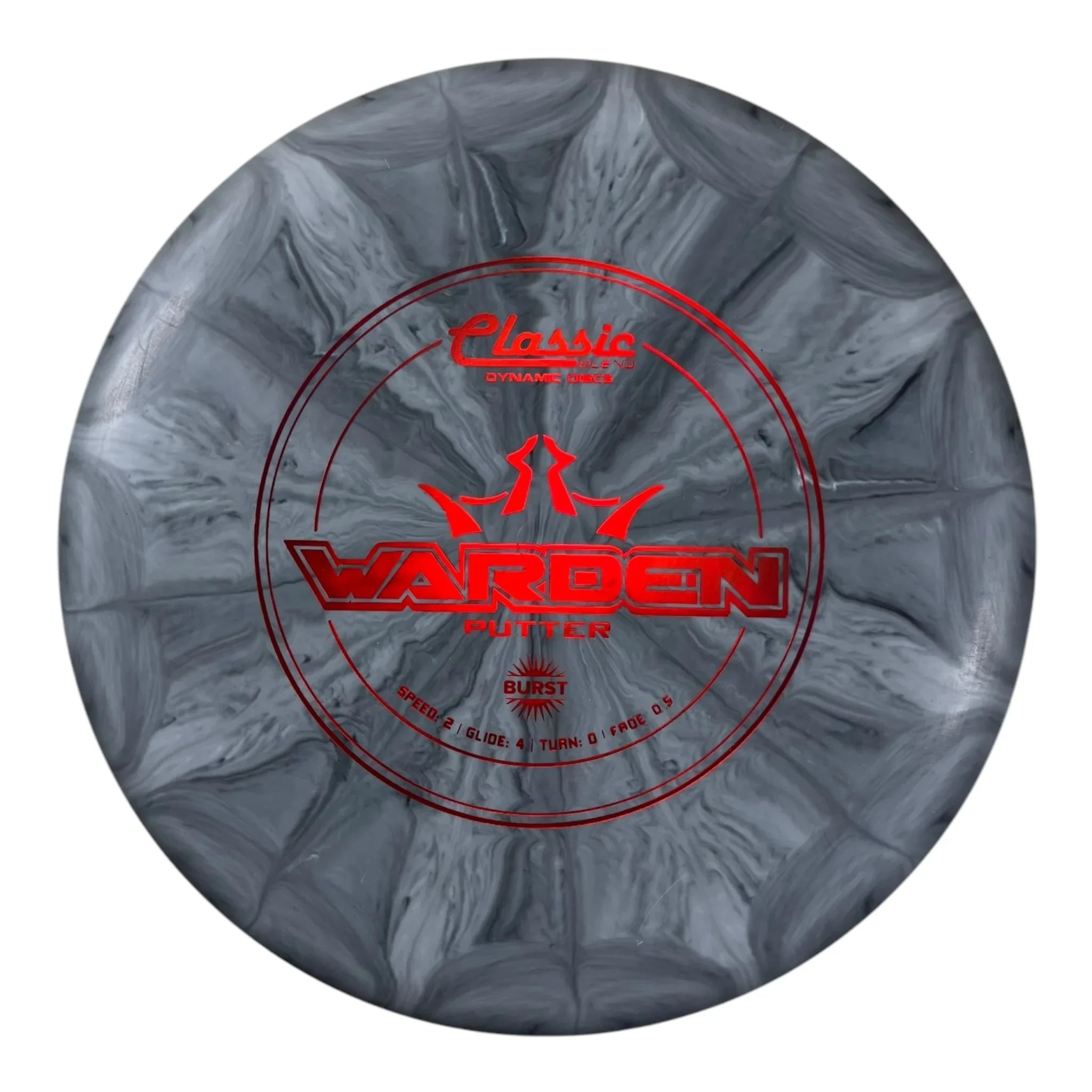 Dynamic Discs Warden | Classic Burst | Grey/Red 173g Disc Golf