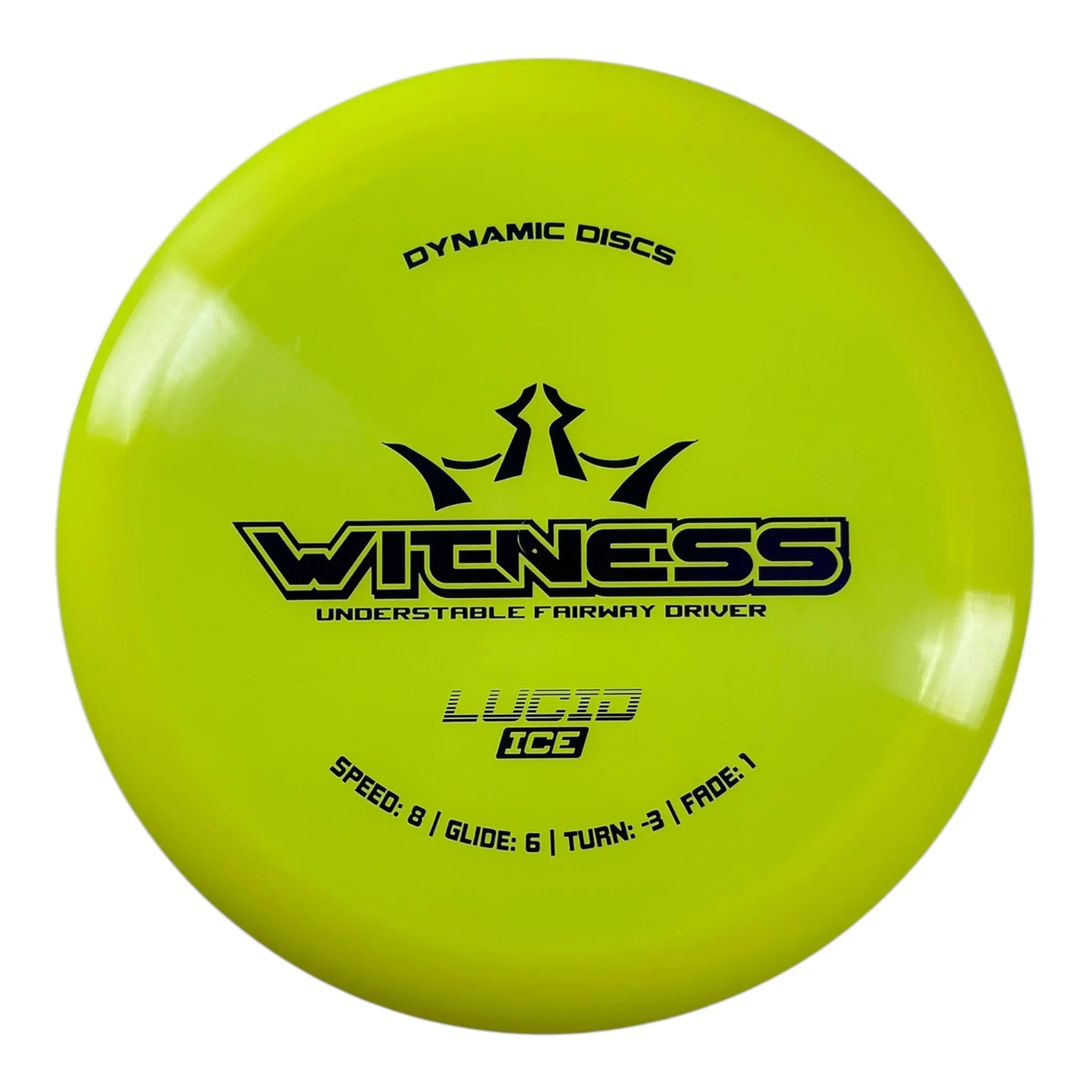 Dynamic Discs Witness | Lucid-Ice | Yellow/Blue 173-174g Disc Golf