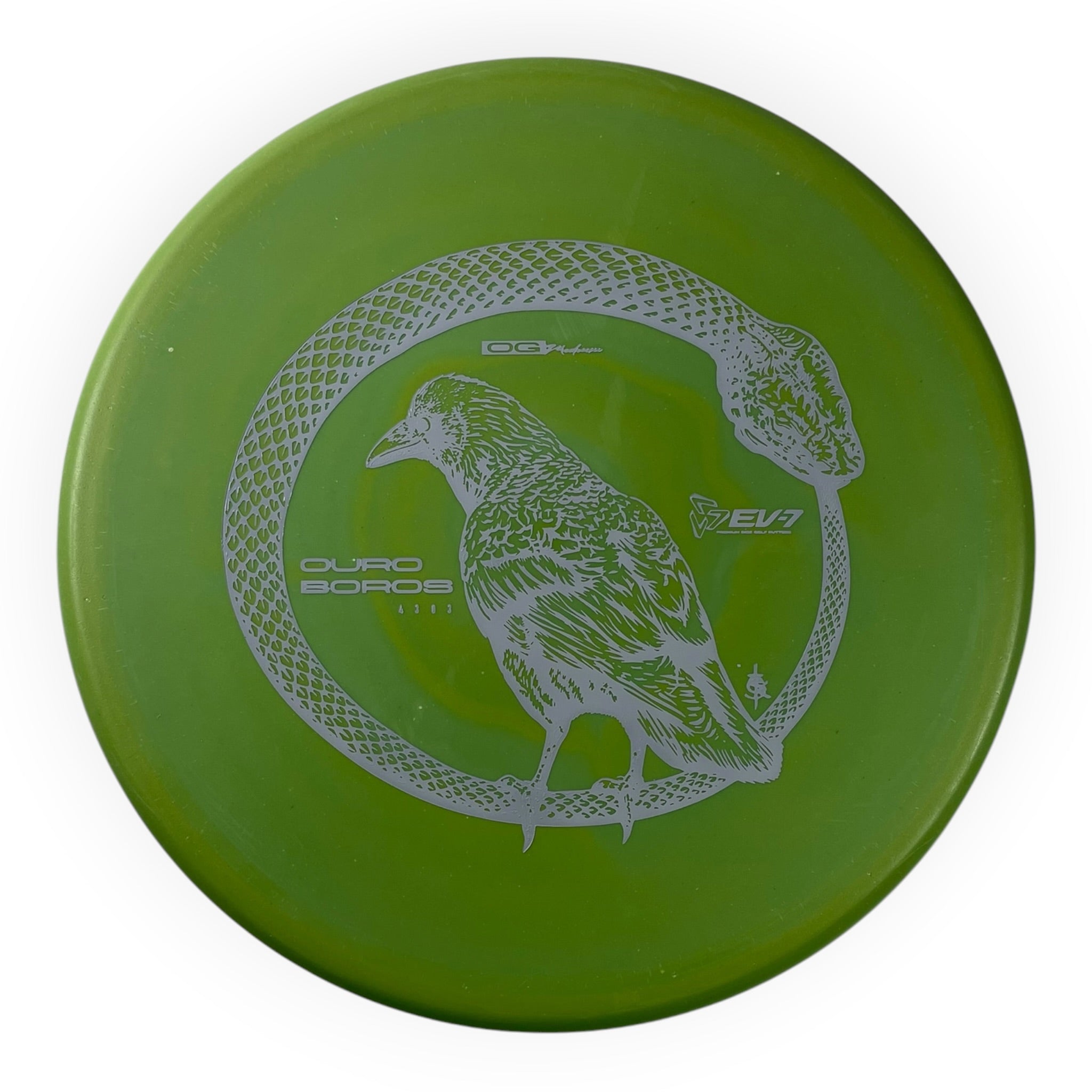 EV-7 Ouroboros | OG Medium | Green/Grey 174g Disc Golf