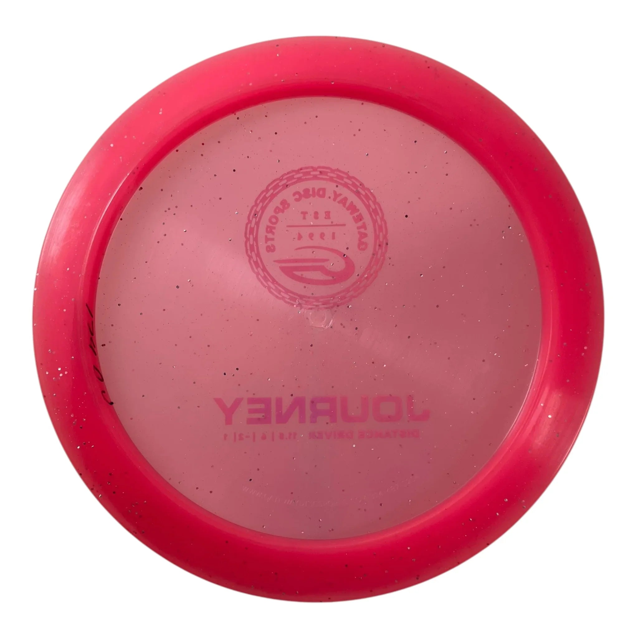 Gateway Disc Sports Journey - Used Like New | Diamond Metal Flake | Pink/Holo 174g Disc Golf
