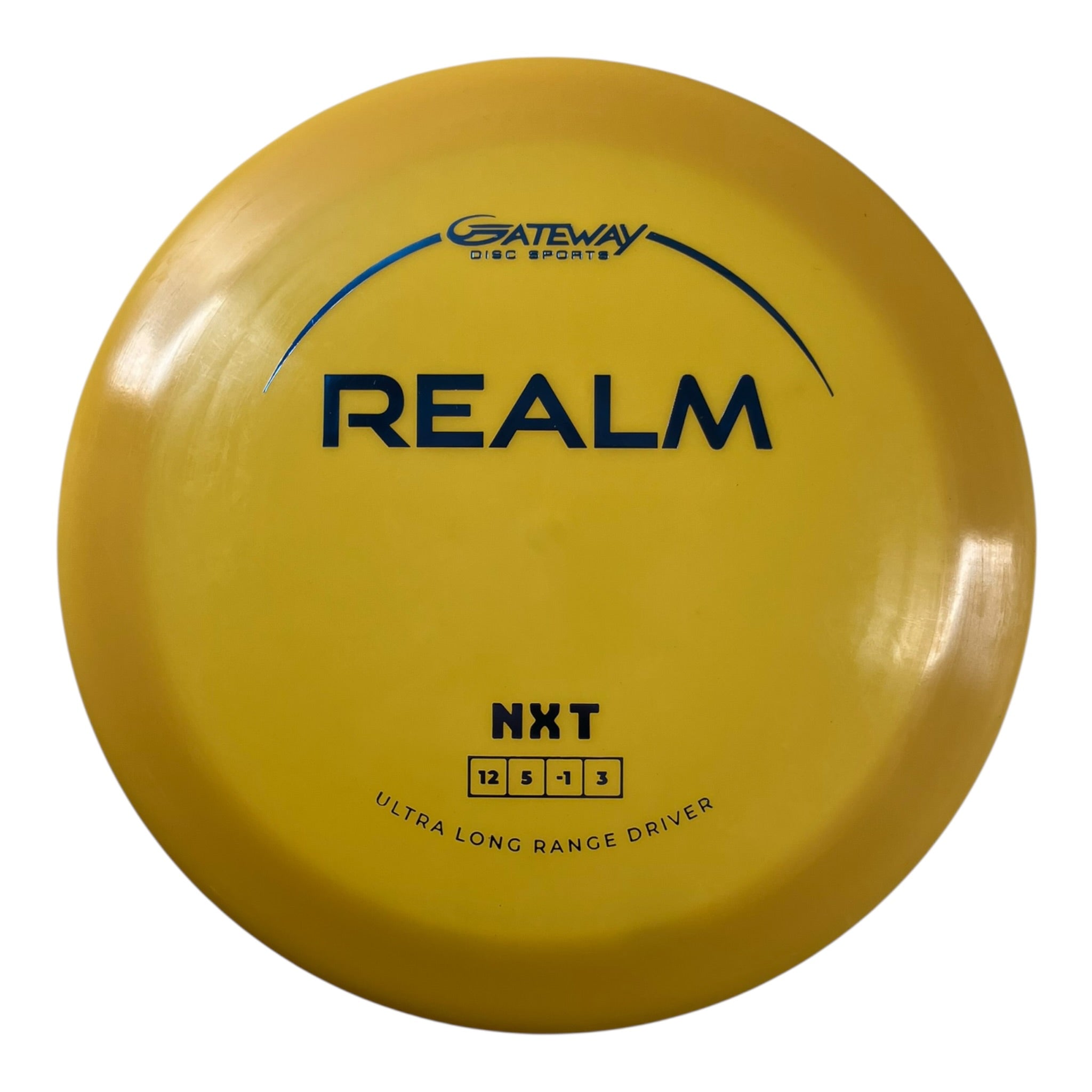 Gateway Disc Sports Realm | NXT | Yellow/Blue 167g Disc Golf