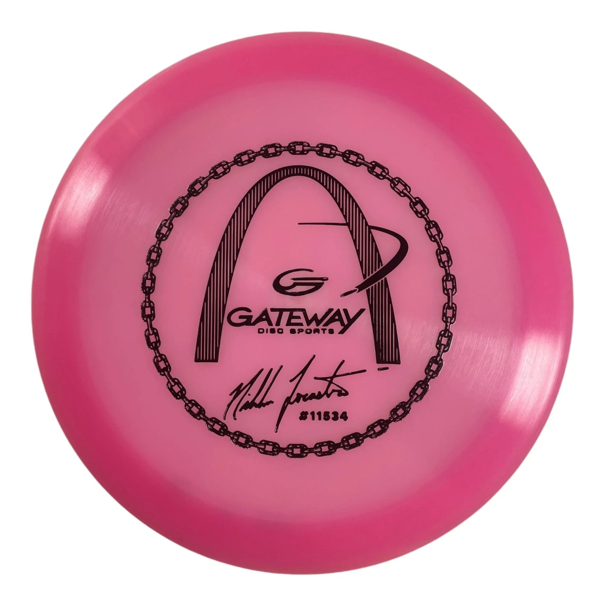 Gateway Disc Sports Spirit | Diamond | Pink/Black 173g (Nikko Locastro) Disc Golf