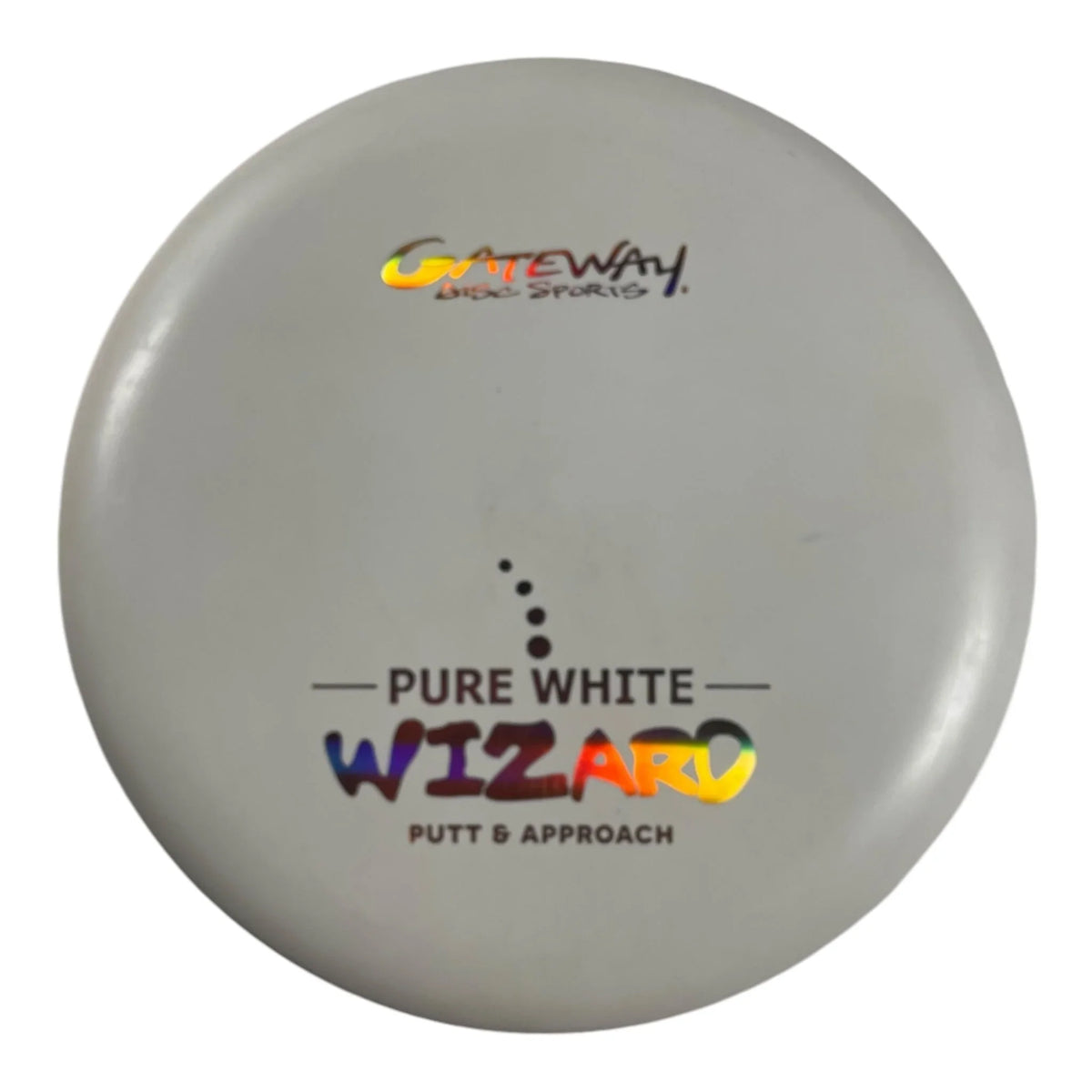 Gateway Disc Sports Wizard | Pure White | White/Bronze 174g Disc Golf