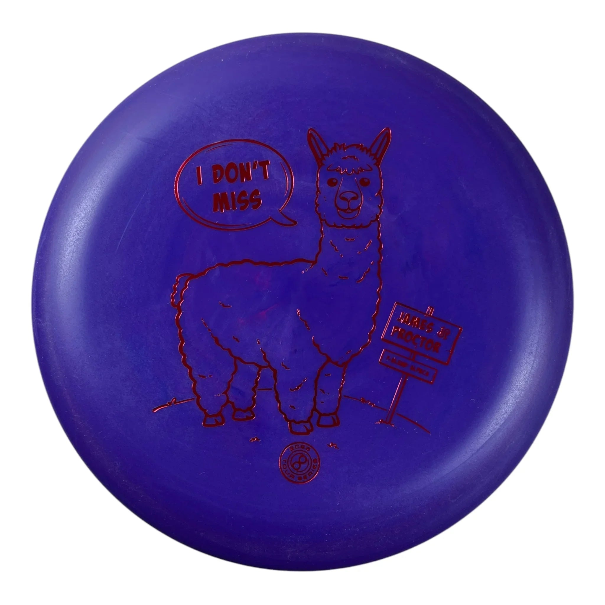 Infinite Discs Alpaca | P-Blend | Purple/Red 175g (James Proctor) Disc Golf