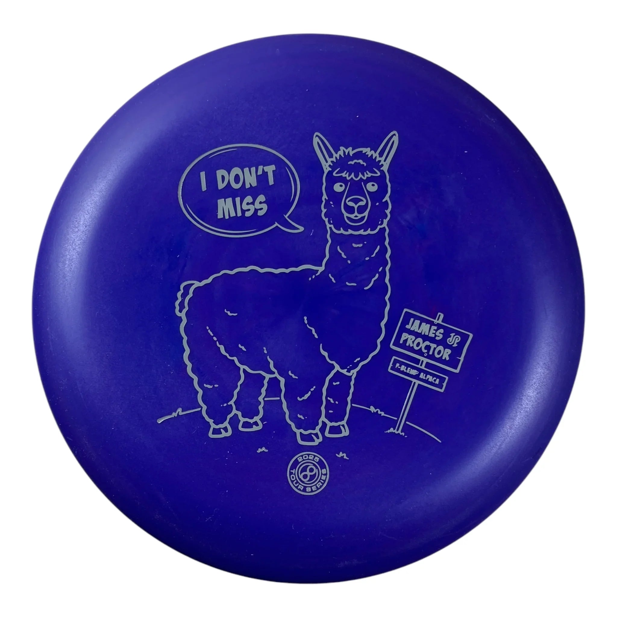 Infinite Discs Alpaca | P-Blend | Purple/Silver 175g (James Proctor) Disc Golf