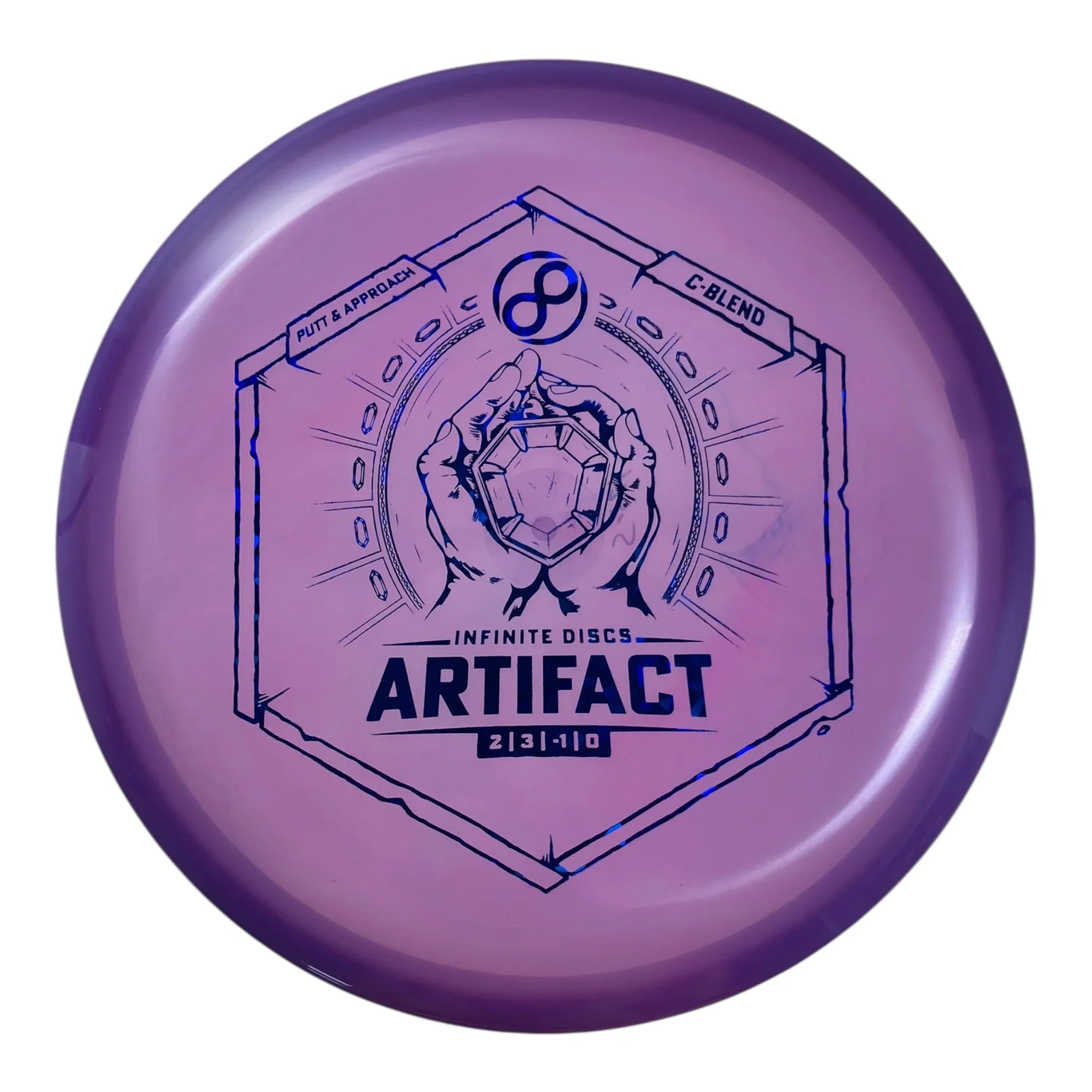 Infinite Discs Artifact | C-Blend | Purple/Purple 174g (First Run) Disc Golf