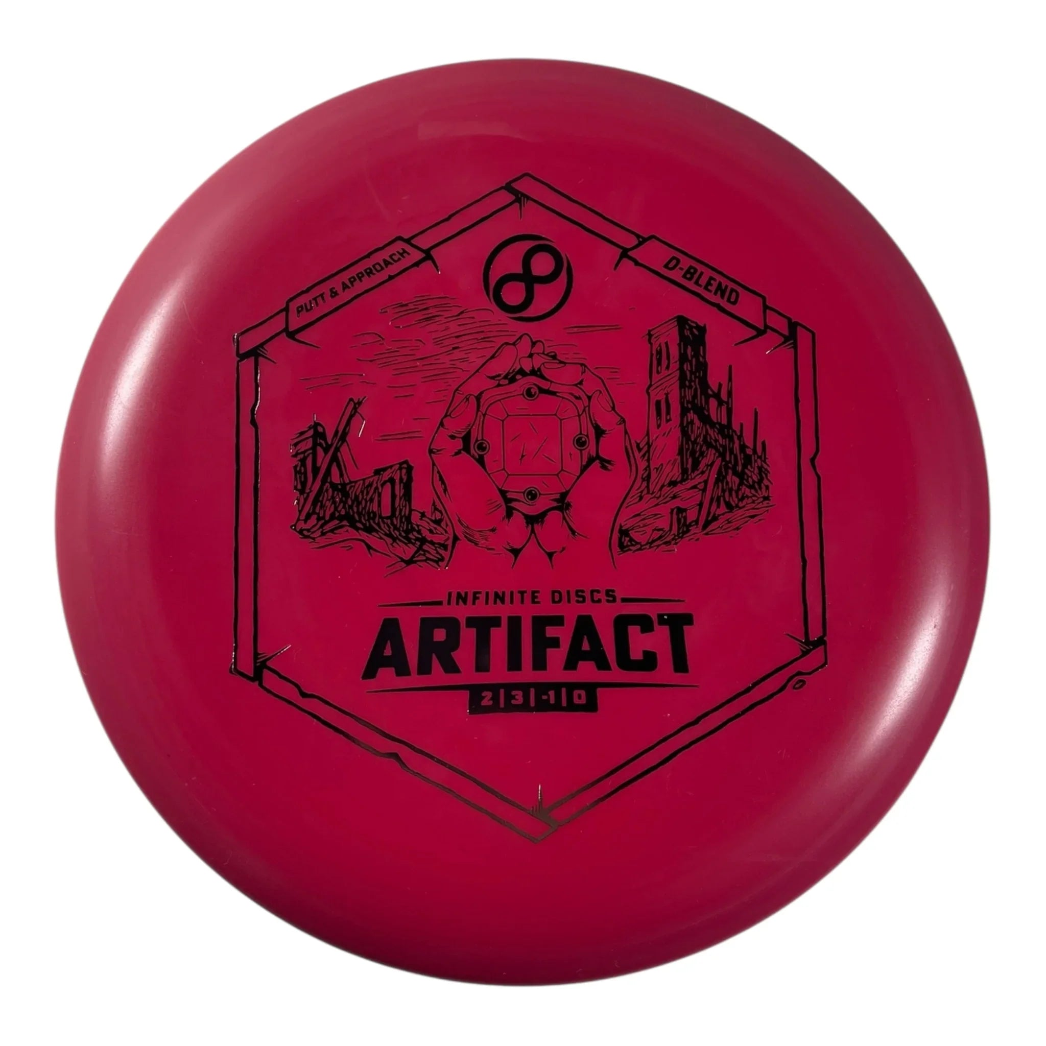 Infinite Discs Artifact | D-Blend | Red/Silver 169g Disc Golf