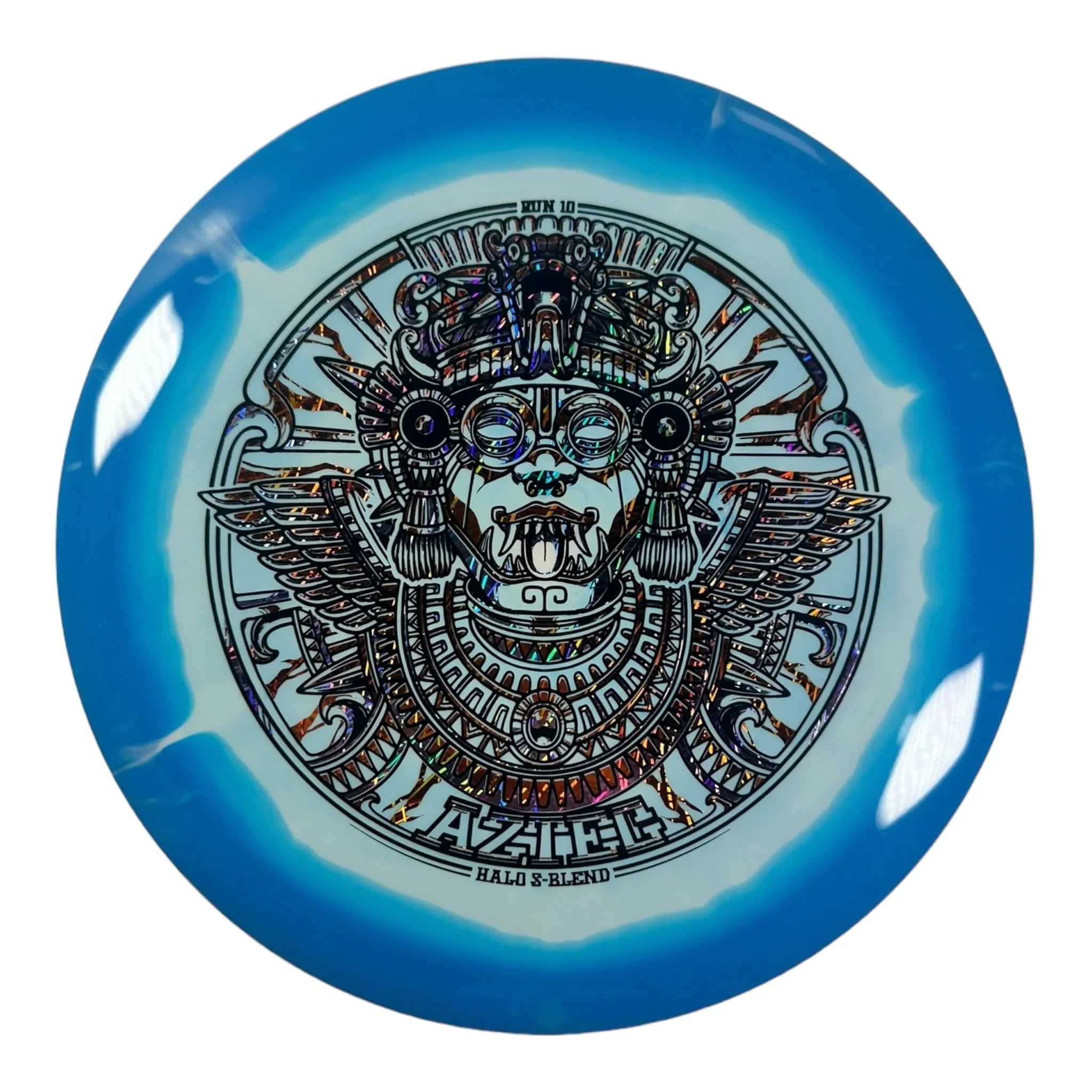 Infinite Discs Aztec | Halo S - Blend | Blue/Bronze 173g Disc Golf