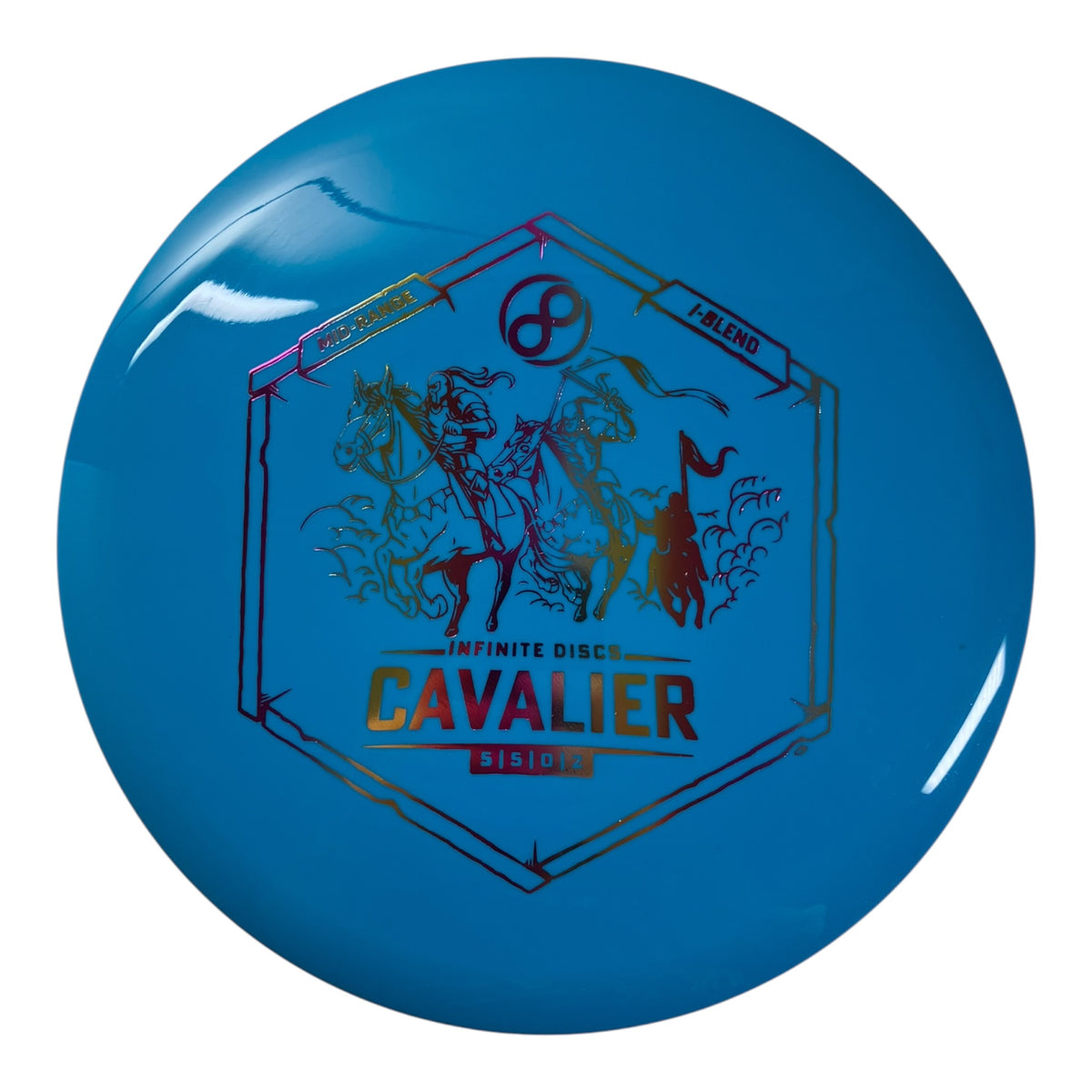 Infinite Discs Cavalier | I-Blend | Blue/Sunset 174g Disc Golf