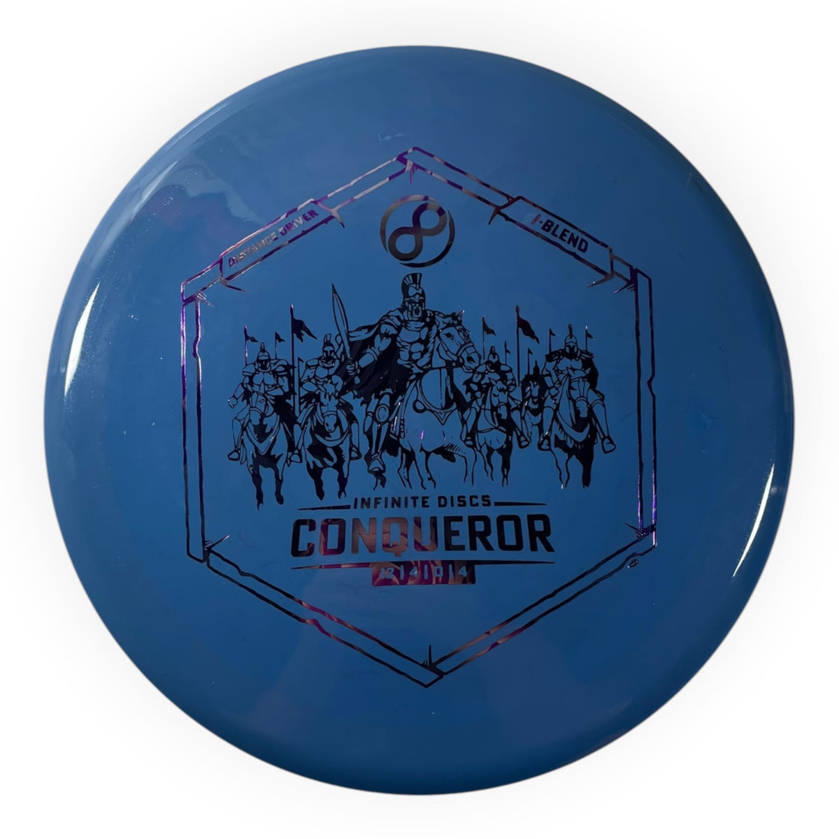 Infinite Discs Conqueror | I-Blend | Blue/Purple 174g Disc Golf