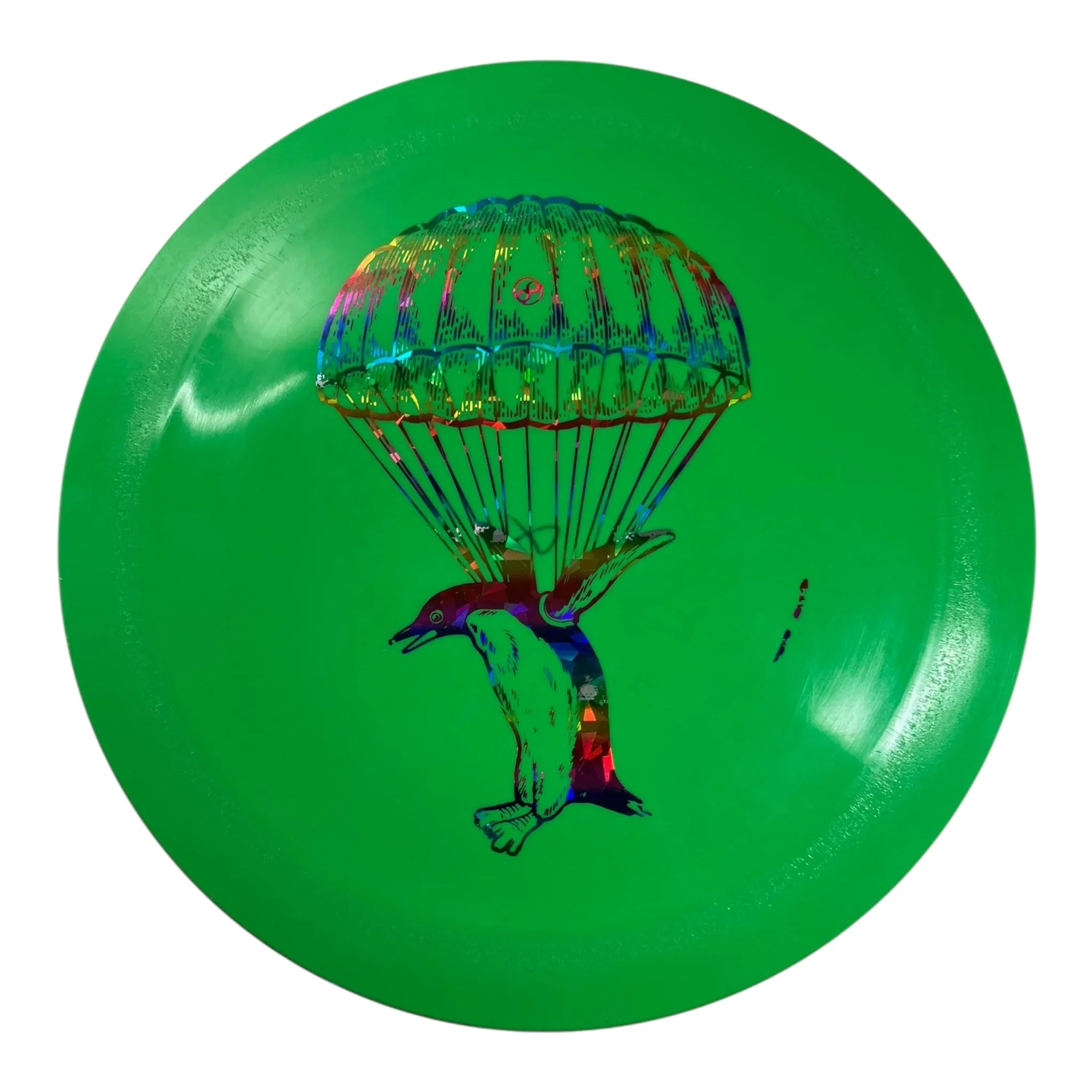 Infinite Discs Czar | I-Blend | Green/Rainbow 174g (Parachute Penguin) Disc Golf