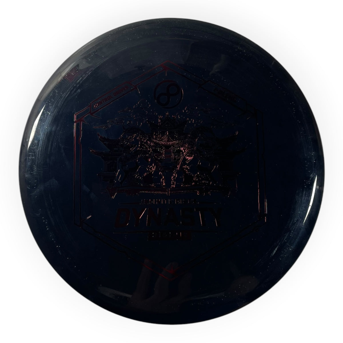 Infinite Discs Dynasty | I-Blend | Black/Red 174g Disc Golf