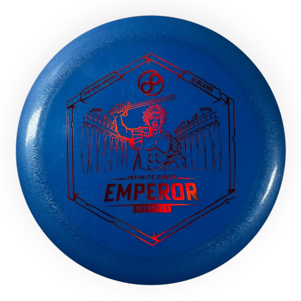 Infinite Discs Emperor | G-Blend | Blue/Red 171g Disc Golf