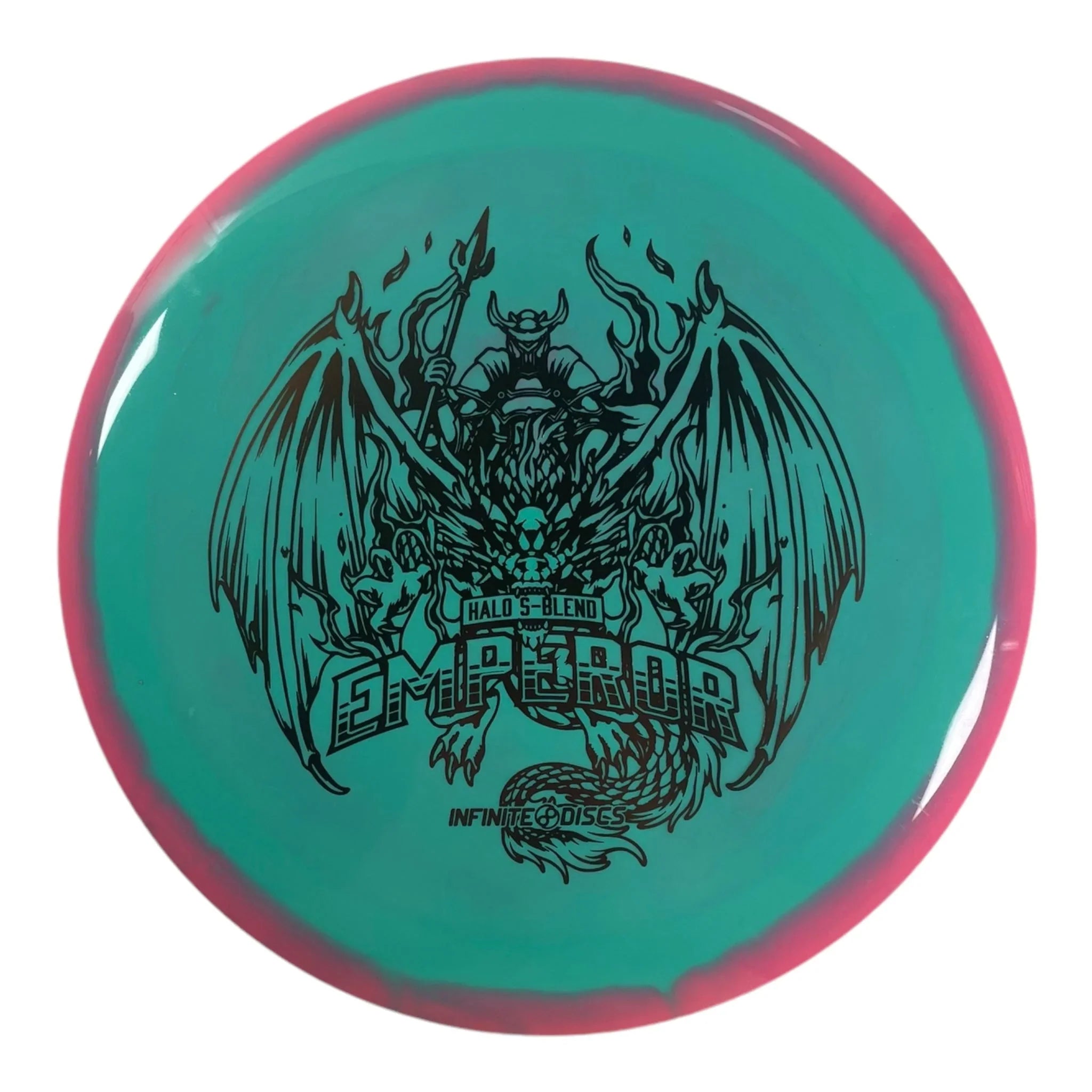 Infinite Discs Emperor | Halo S - blend | Green/Bronze 170g Disc Golf