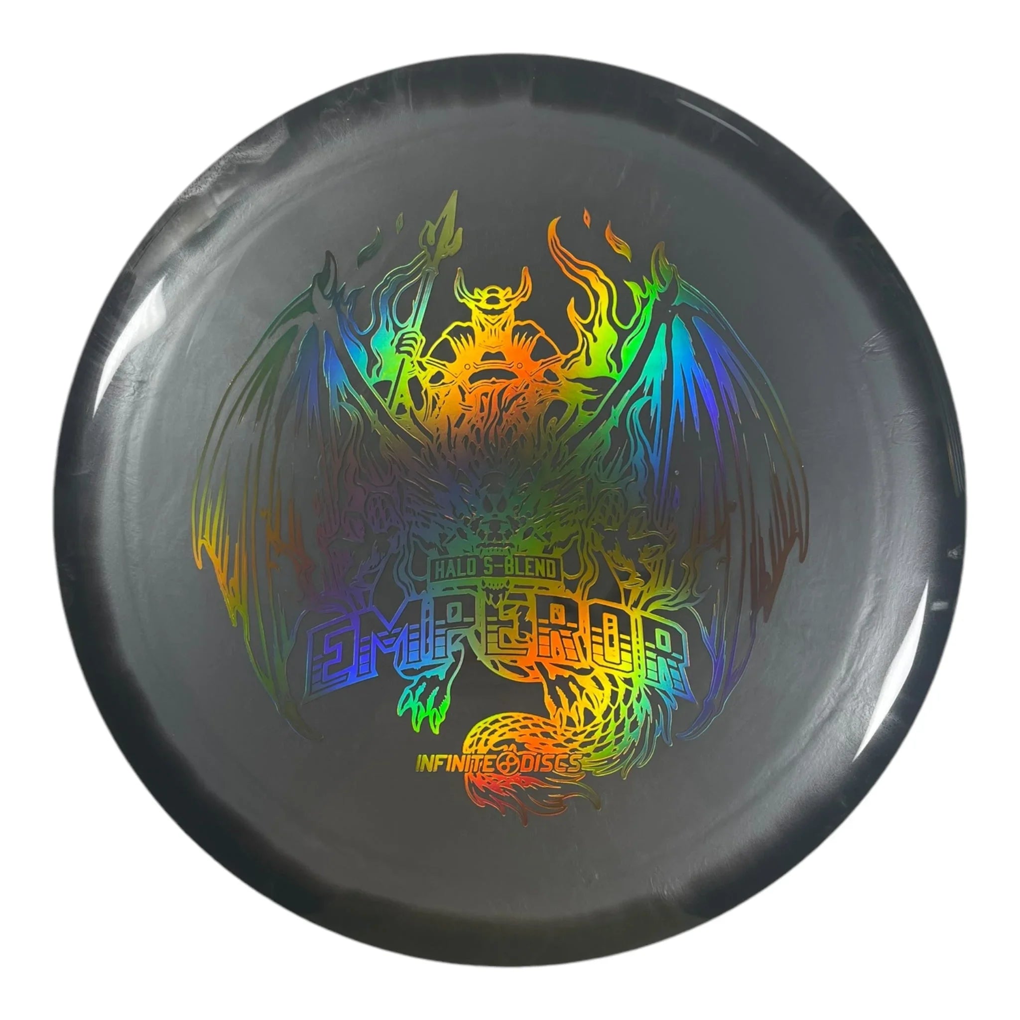 Infinite Discs Emperor | Halo S - blend | Grey/Gold Holo 173g Disc Golf