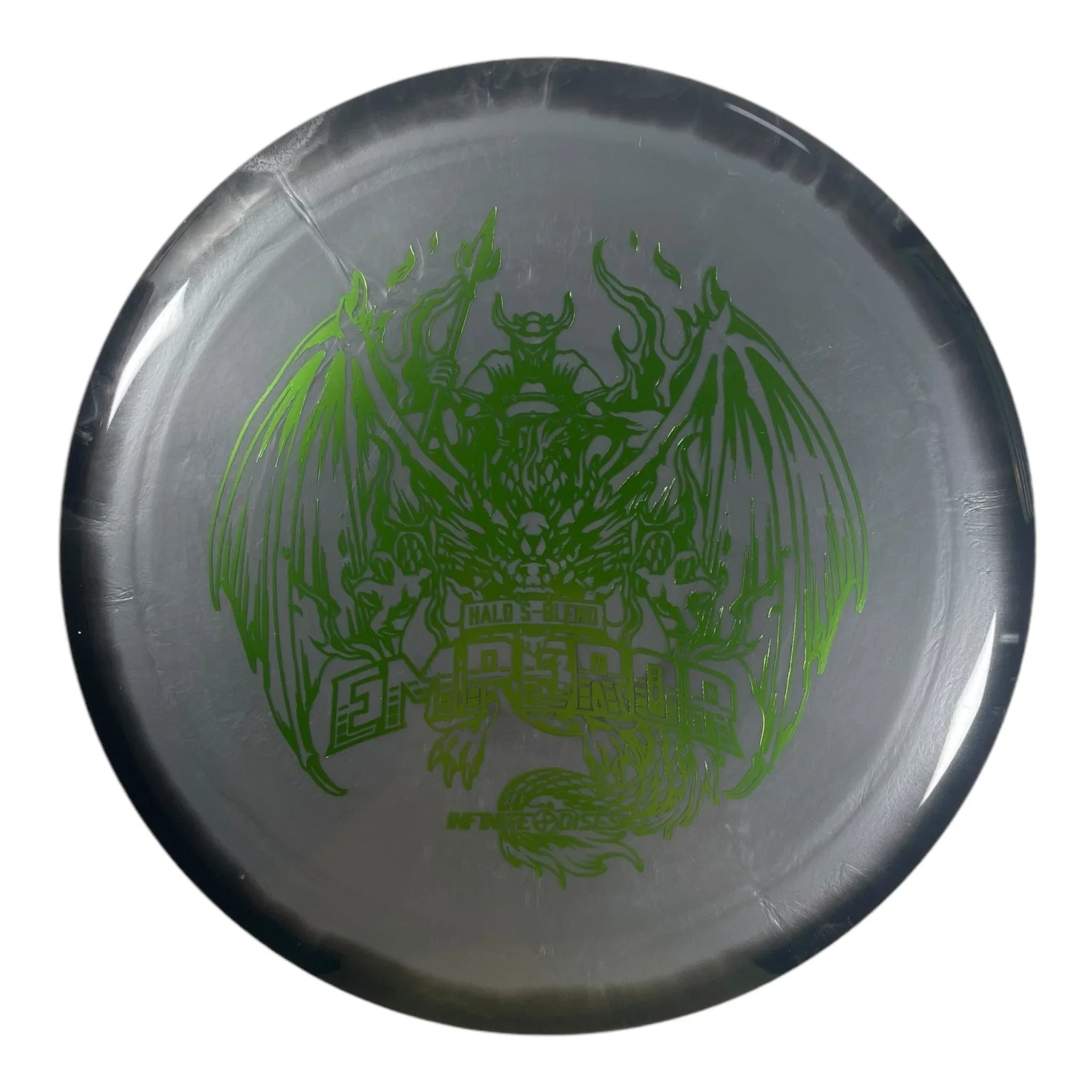 Infinite Discs Emperor | Halo S - blend | Grey/Green 173g Disc Golf