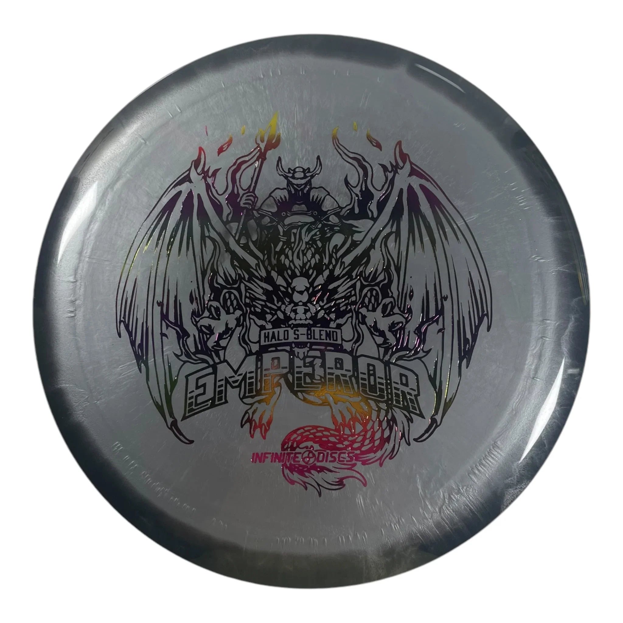 Infinite Discs Emperor | Halo S - blend | Grey/Sunset 173g Disc Golf