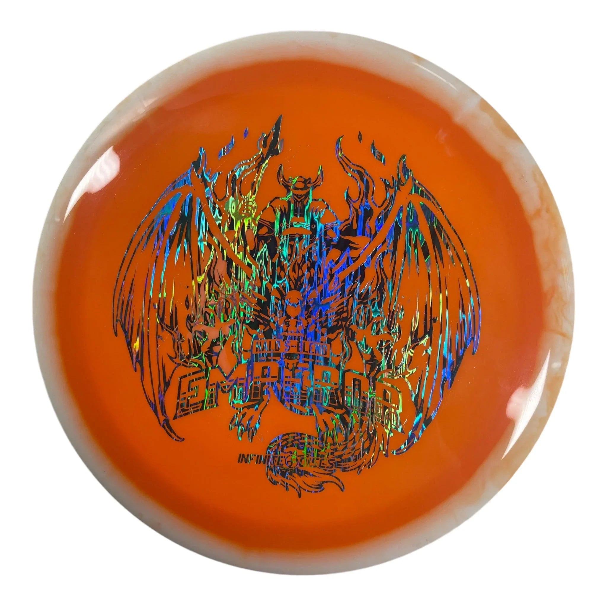 Infinite Discs Emperor | Halo S - blend | Orange/Blue 175g Disc Golf